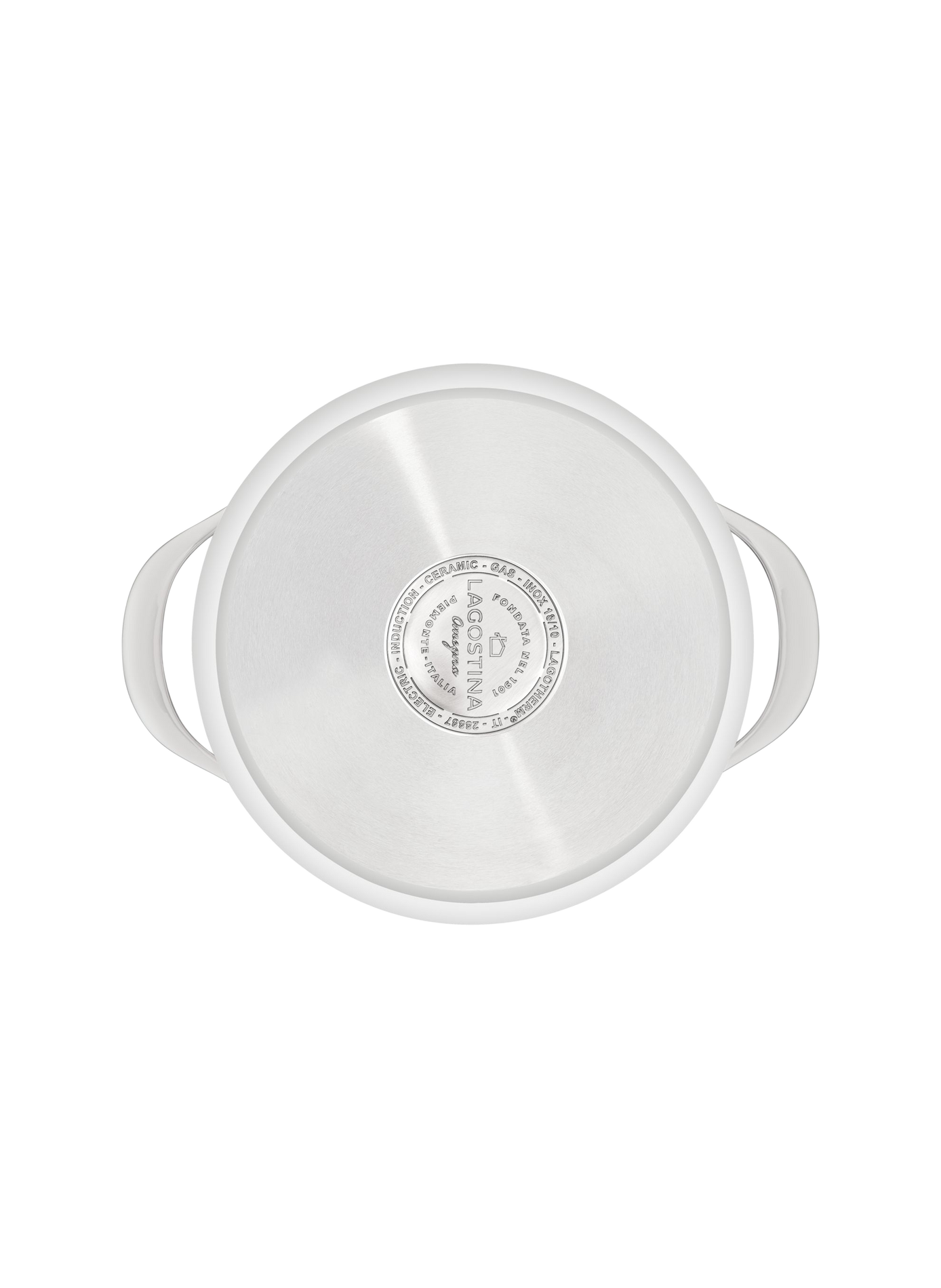 Marmite Orchester mit Edelstahldeckel LAGOSTINA Silber