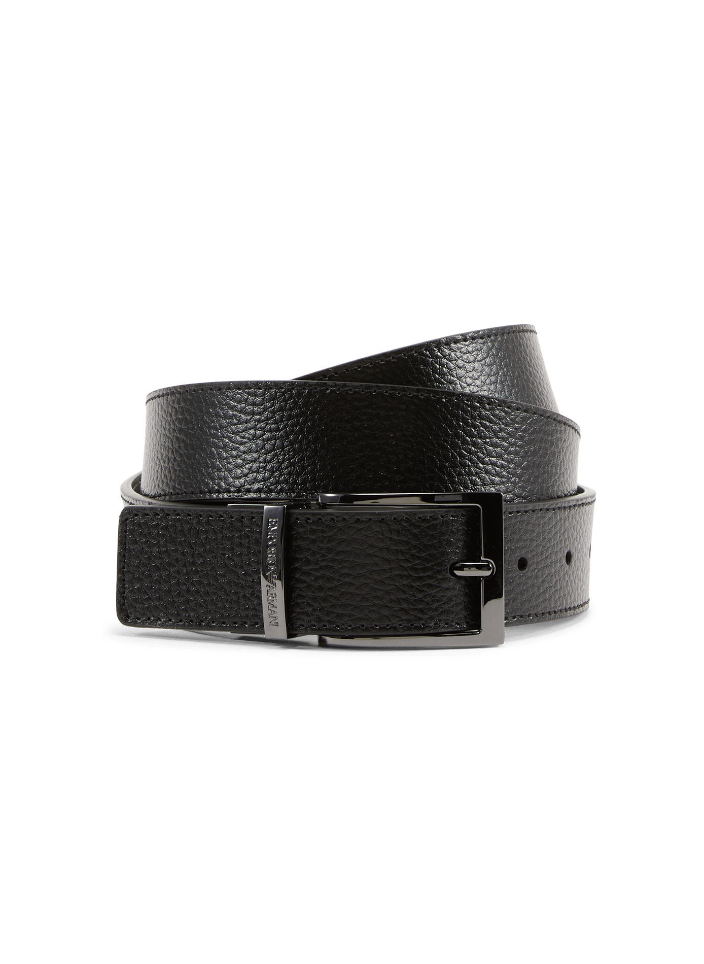 Reversible leather belt EMPORIO ARMANI Brown