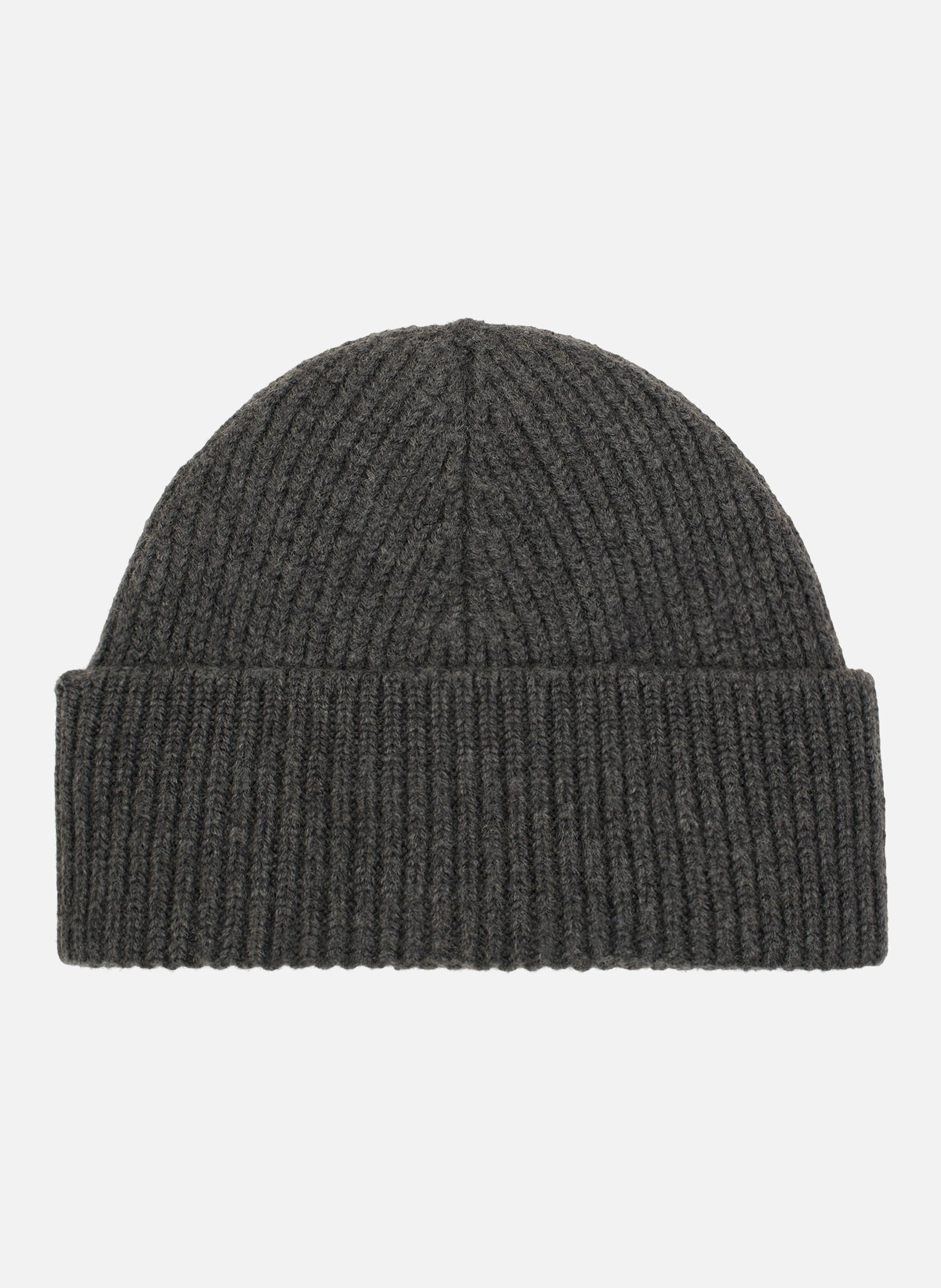 Bonnet ami de coeur rouge unisexe AMI PARIS Gris