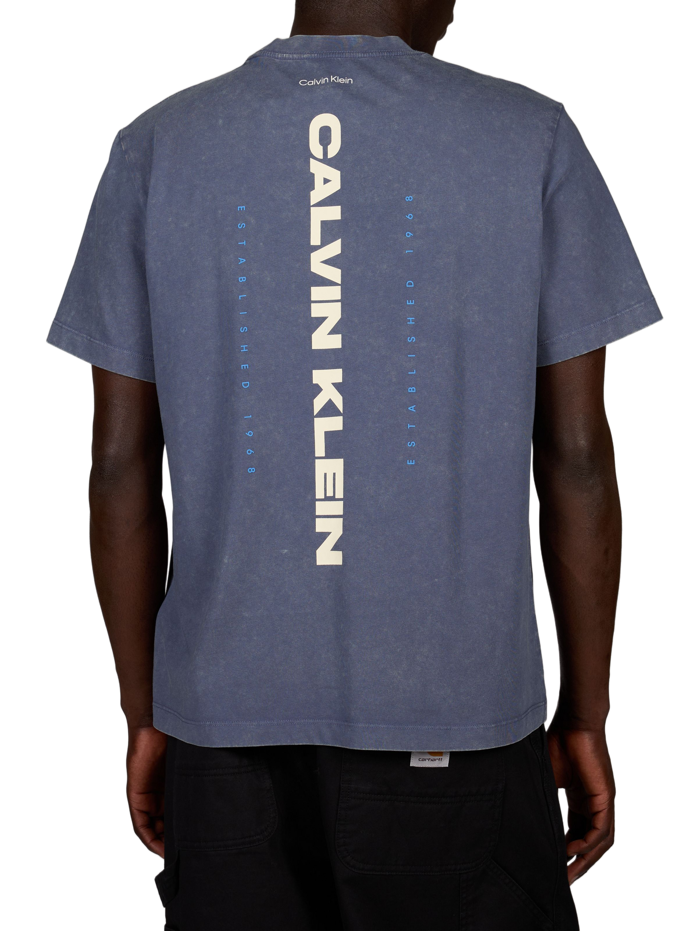 Tee-shirt oversize en coton CALVIN KLEIN Bleu