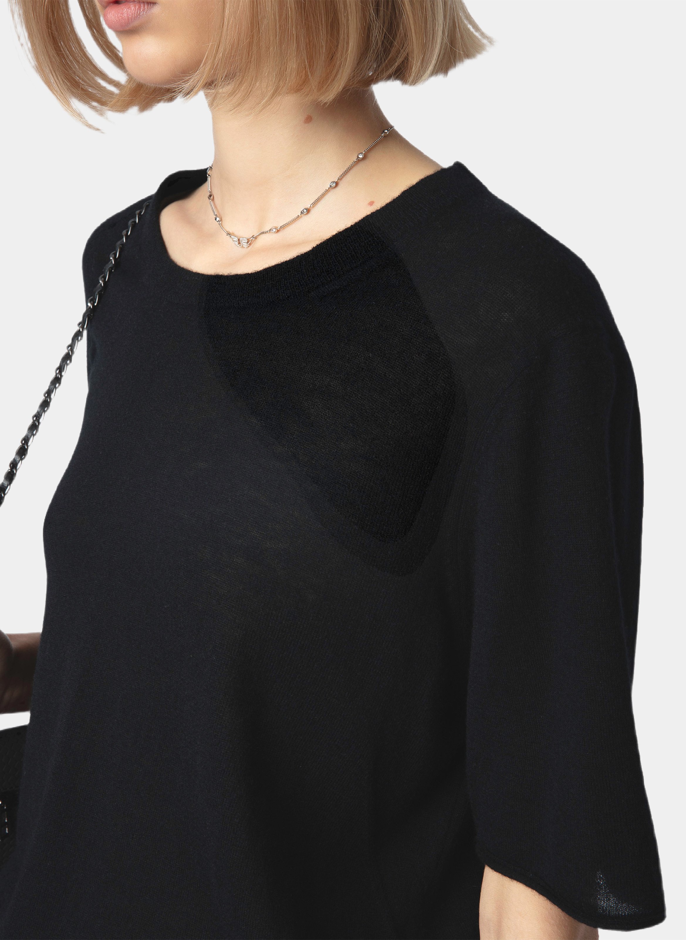 Pull col rond en cachemire ida ZADIG&VOLTAIRE Noir
