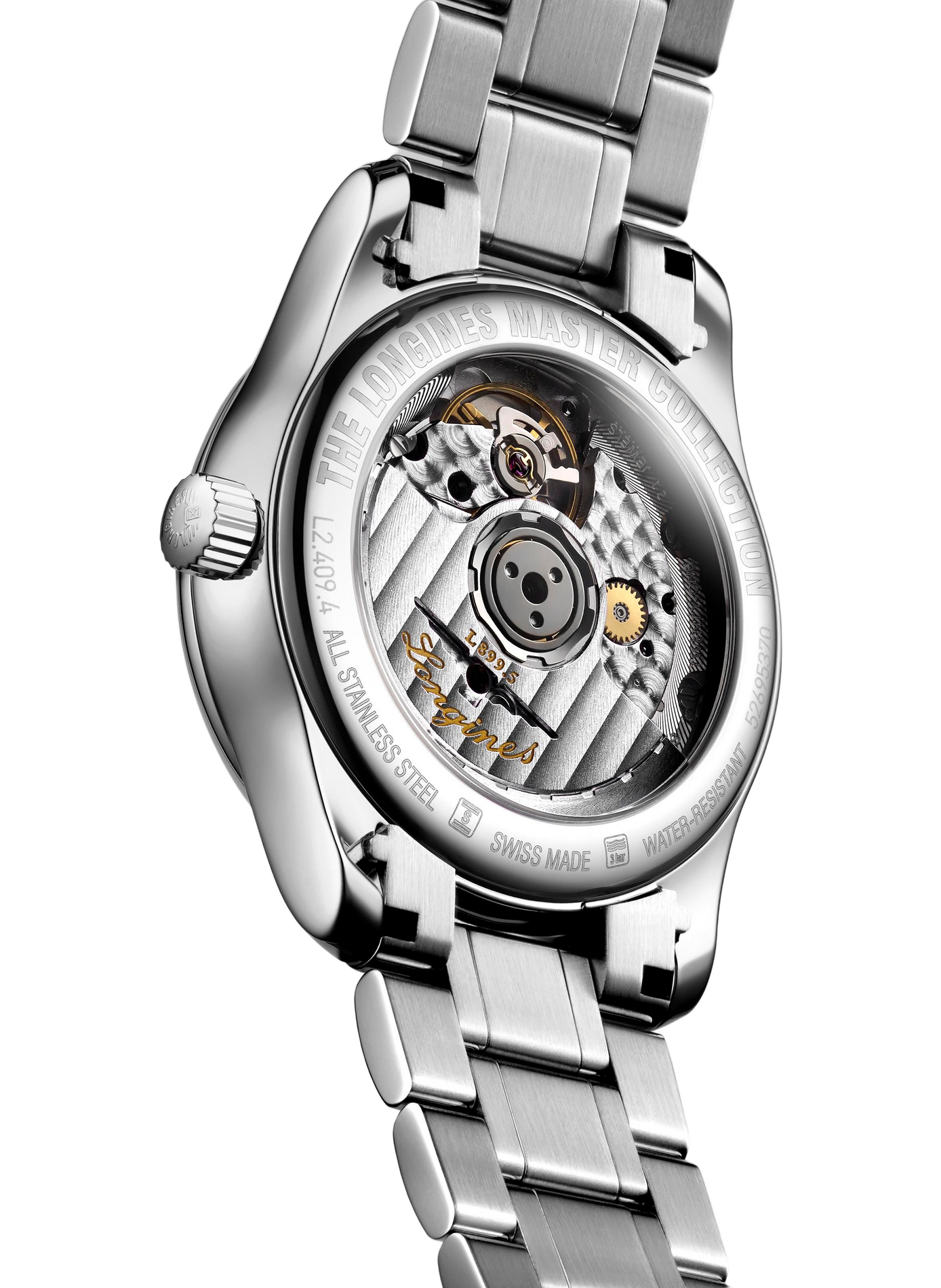 Montre automatique The Longines Master Collection en acier inoxydable LONGINES Blanc