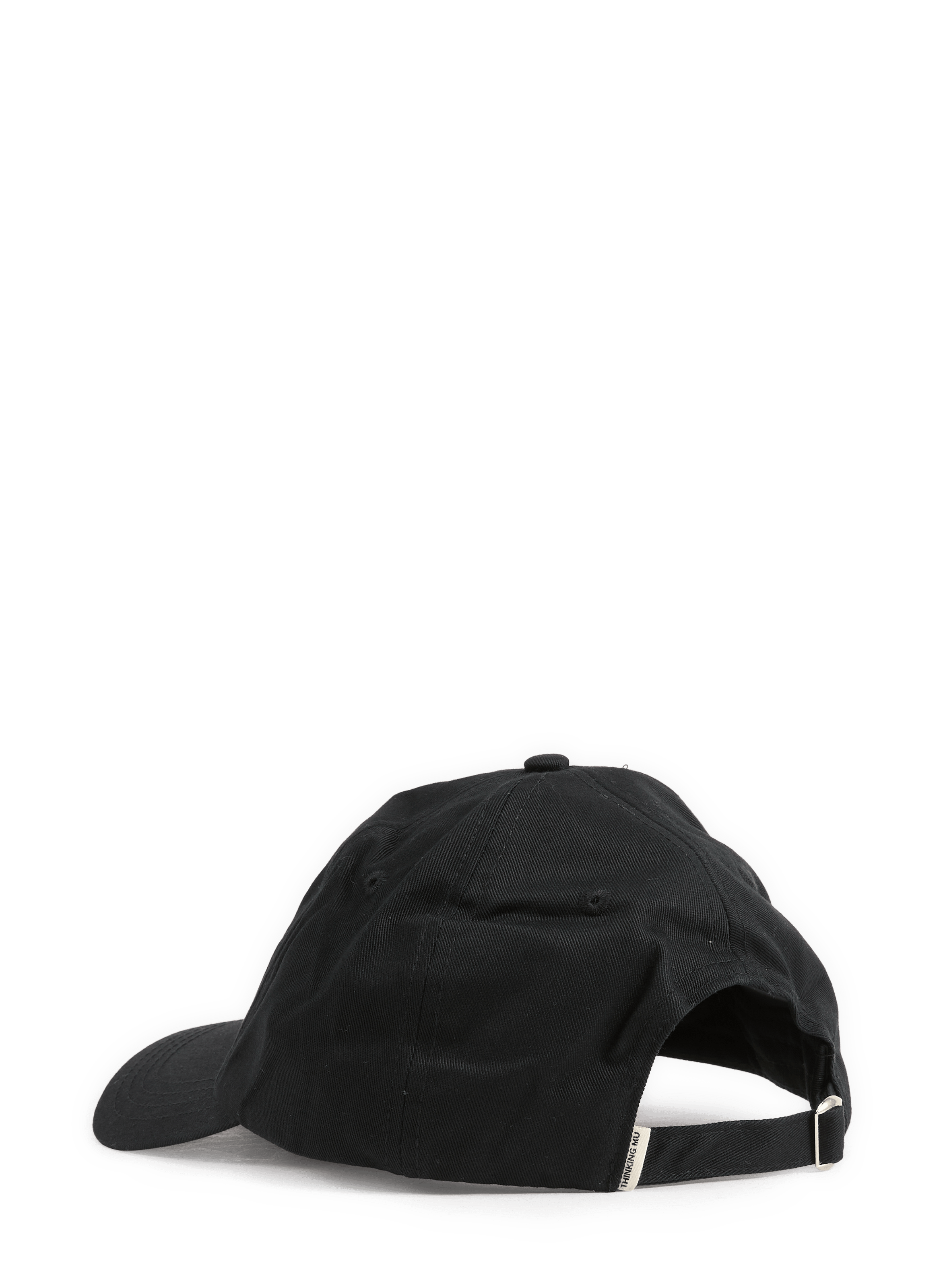 Logo-Embroidered Cotton Baseball Cap THINKING MU Black