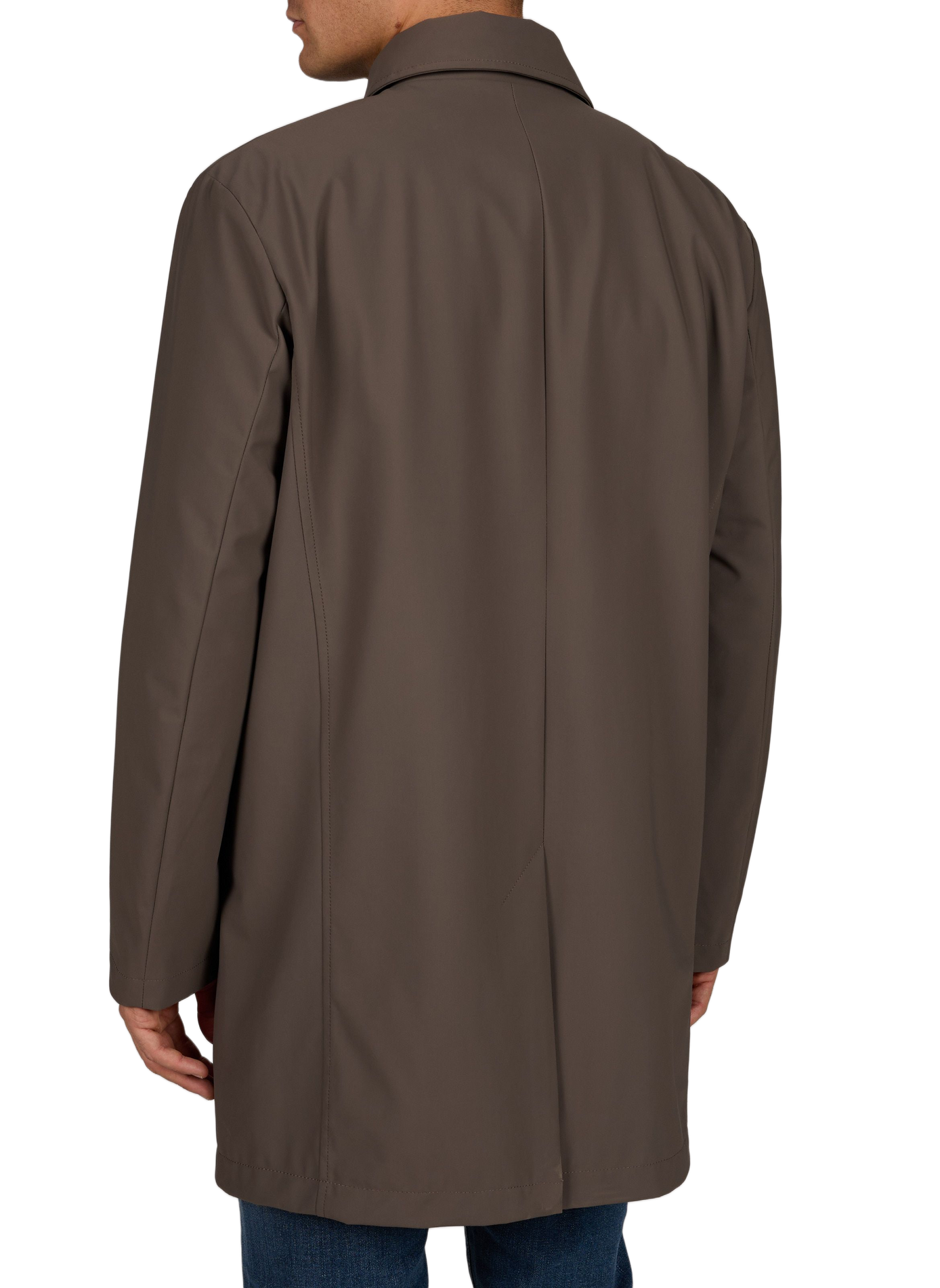 Parka recta de longitud media con cuello clásico STRELLSON Marrón