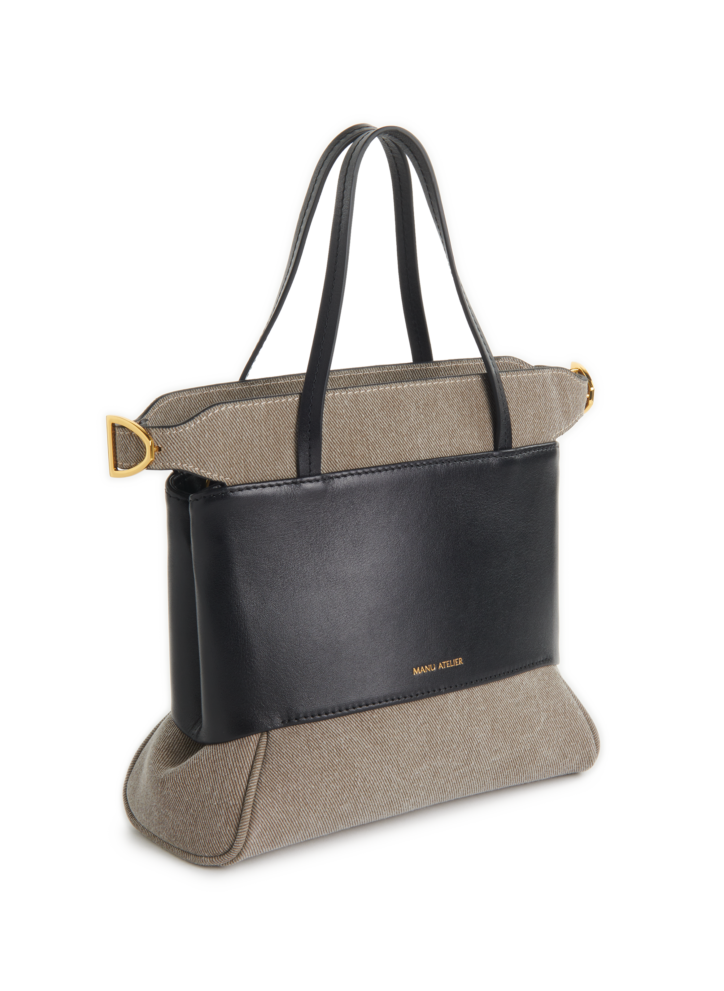 Sac à main bi-matière