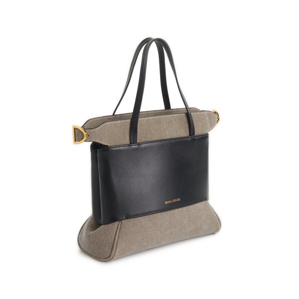 Sac à main bi-matière