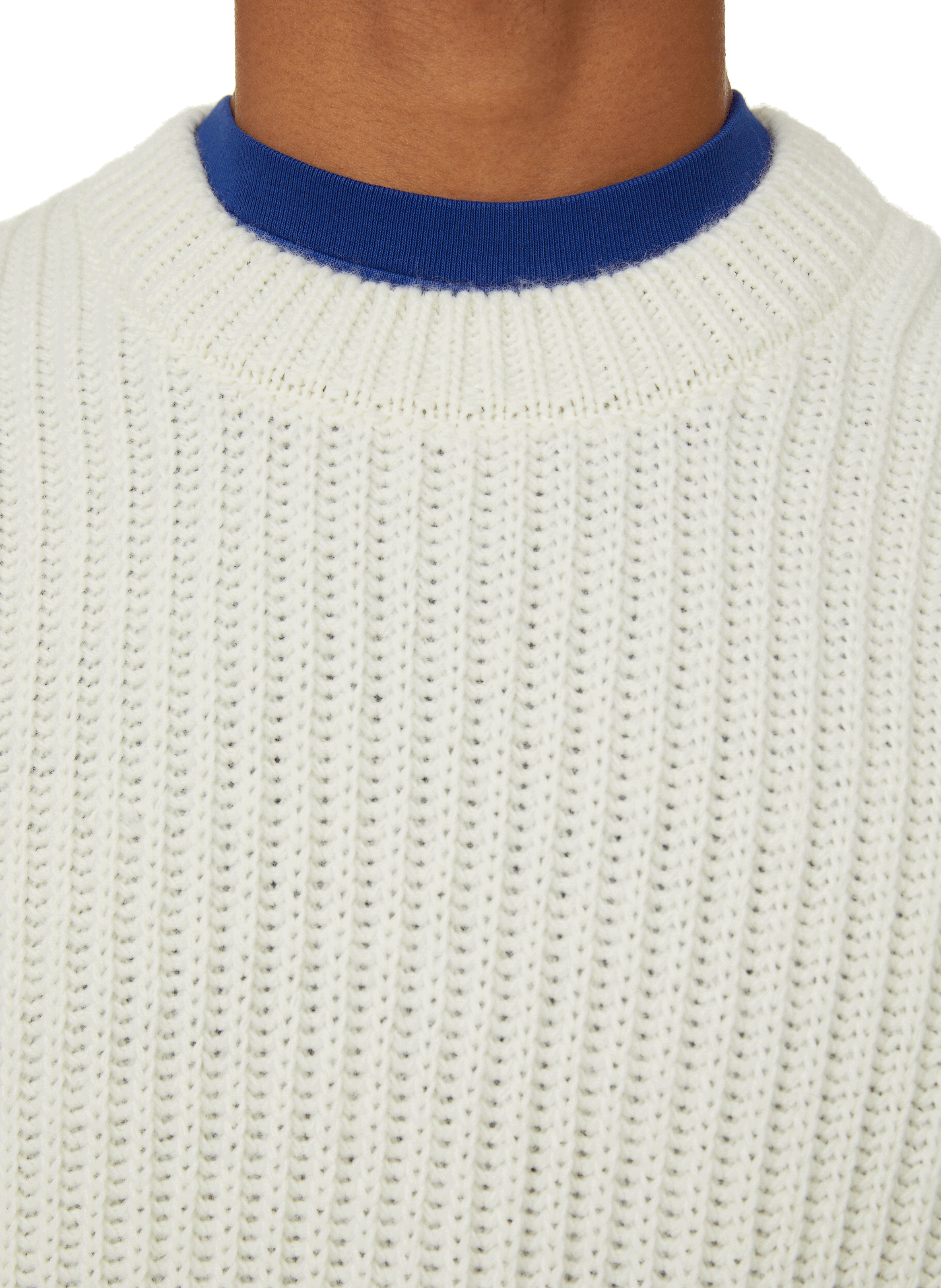 Knitted wool-blend jumper AU PRINTEMPS PARIS Beige