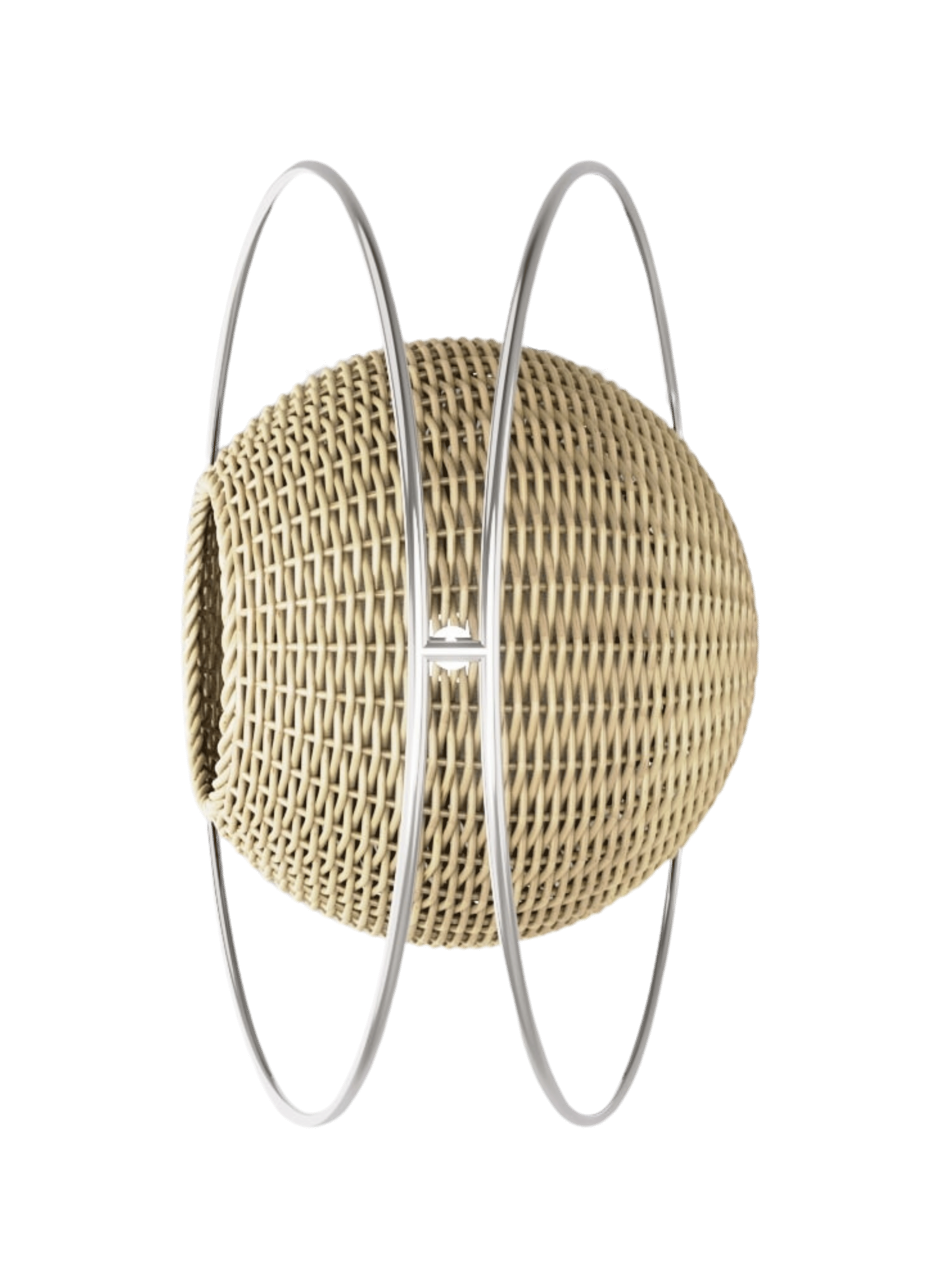 Solar wicker cat tree Beige