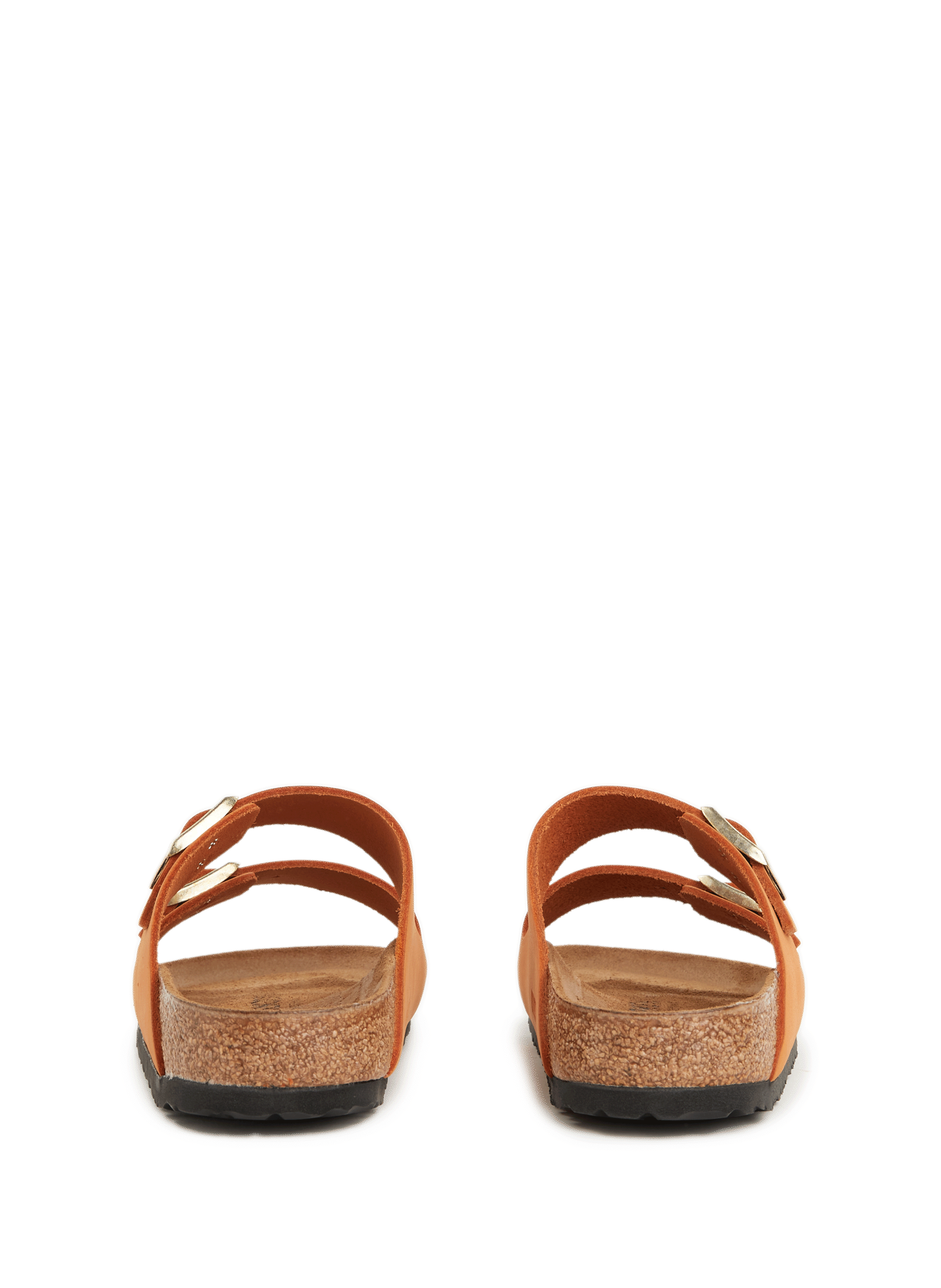 Sandales en cuir Arizona BIRKENSTOCK Orange