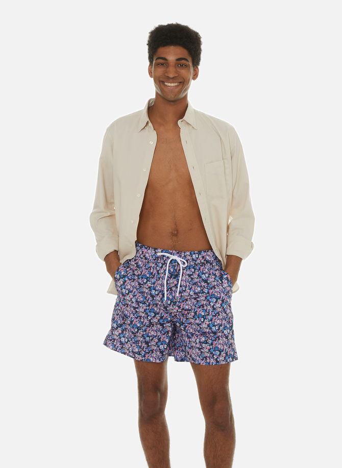Flower-print swim shorts EDEN PARK