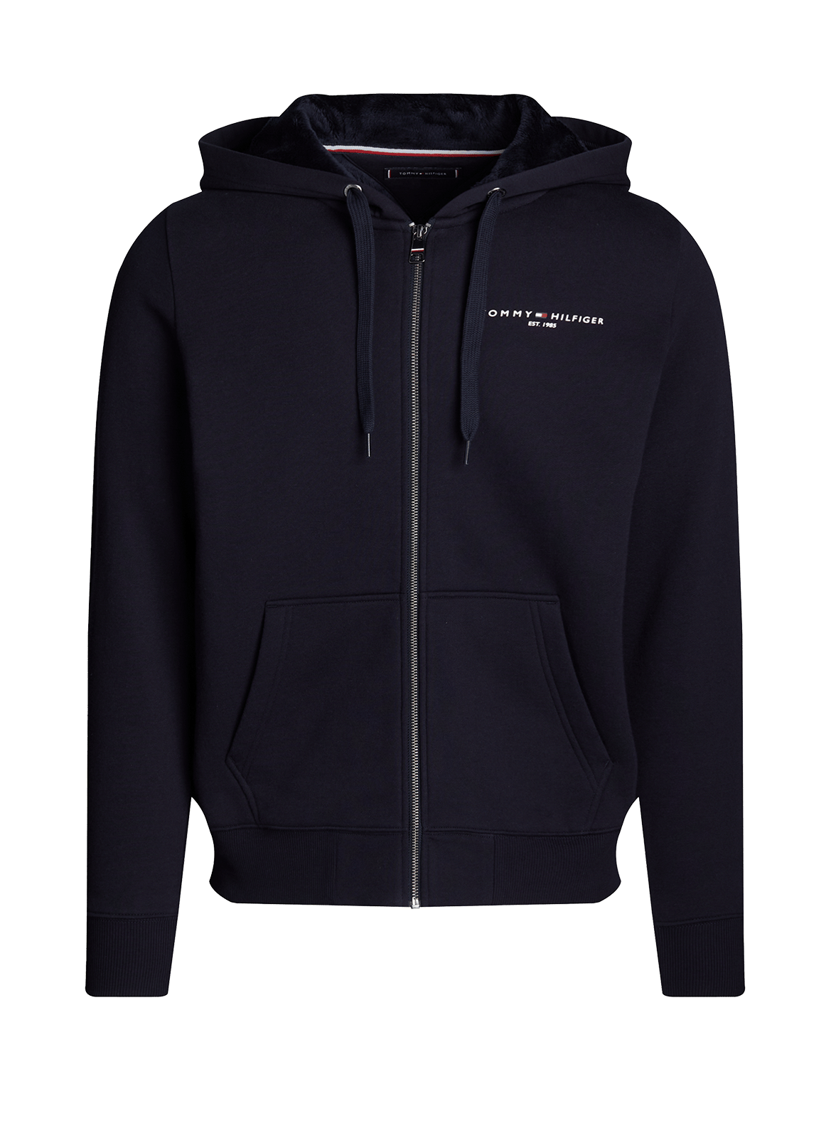 Sweat à capuche en coton TOMMY HILFIGER Blue