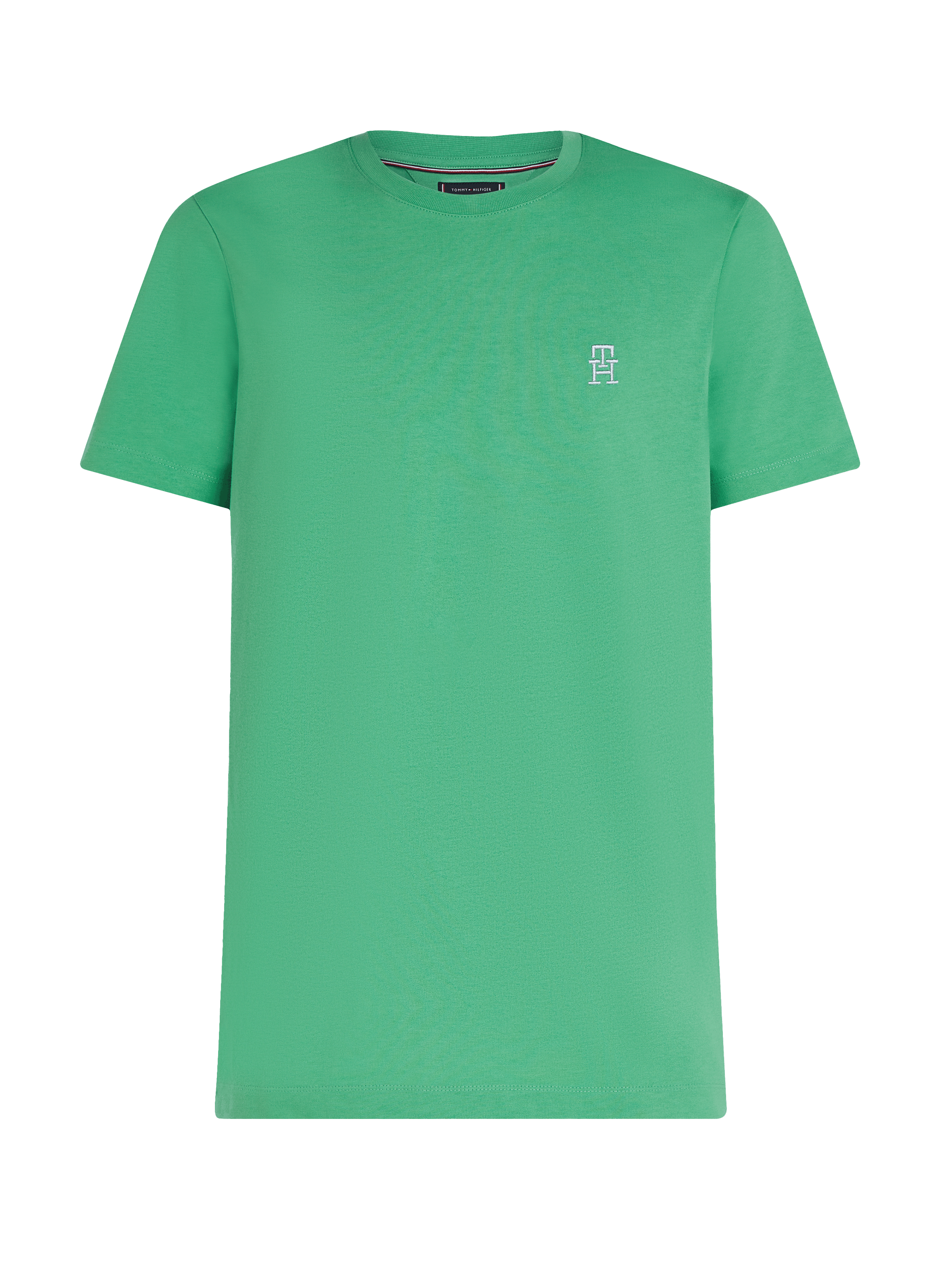 Cotton T-shirt TOMMY HILFIGER Green