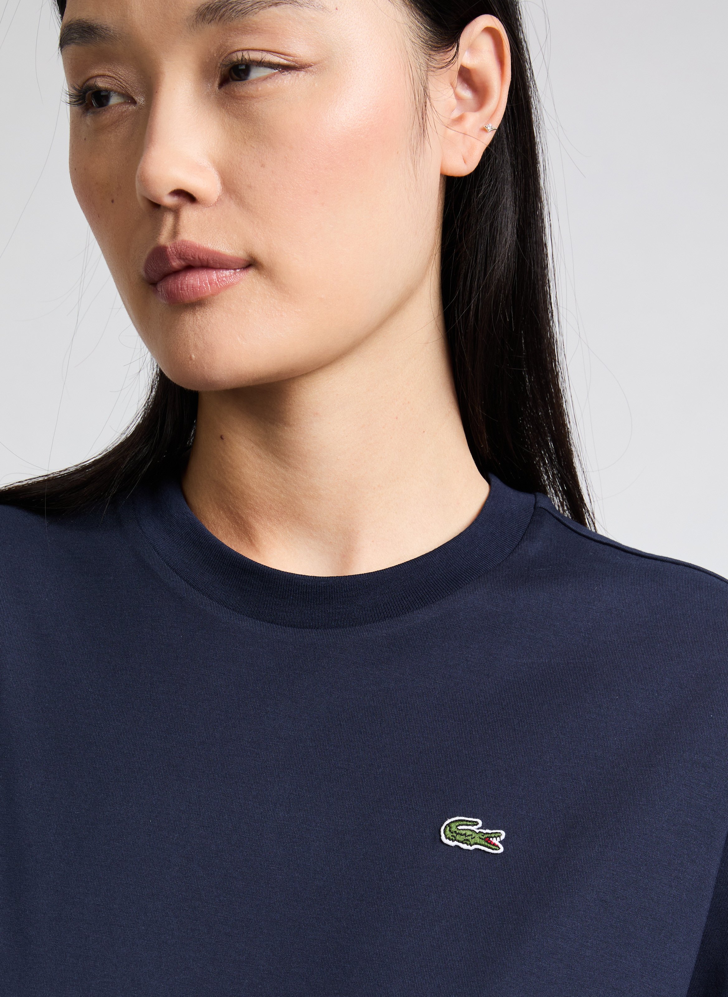 T-shirt en coton LACOSTE Bleu