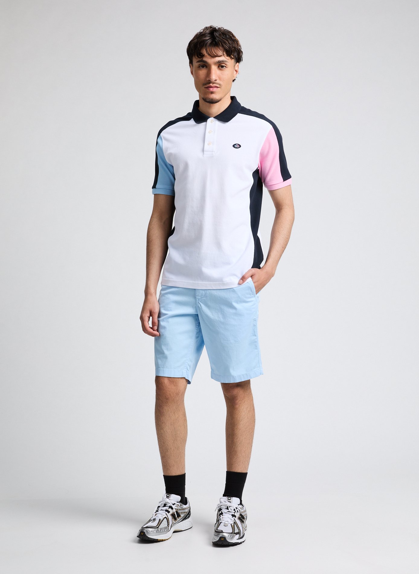 Bermuda en coton EDEN PARK Bleu