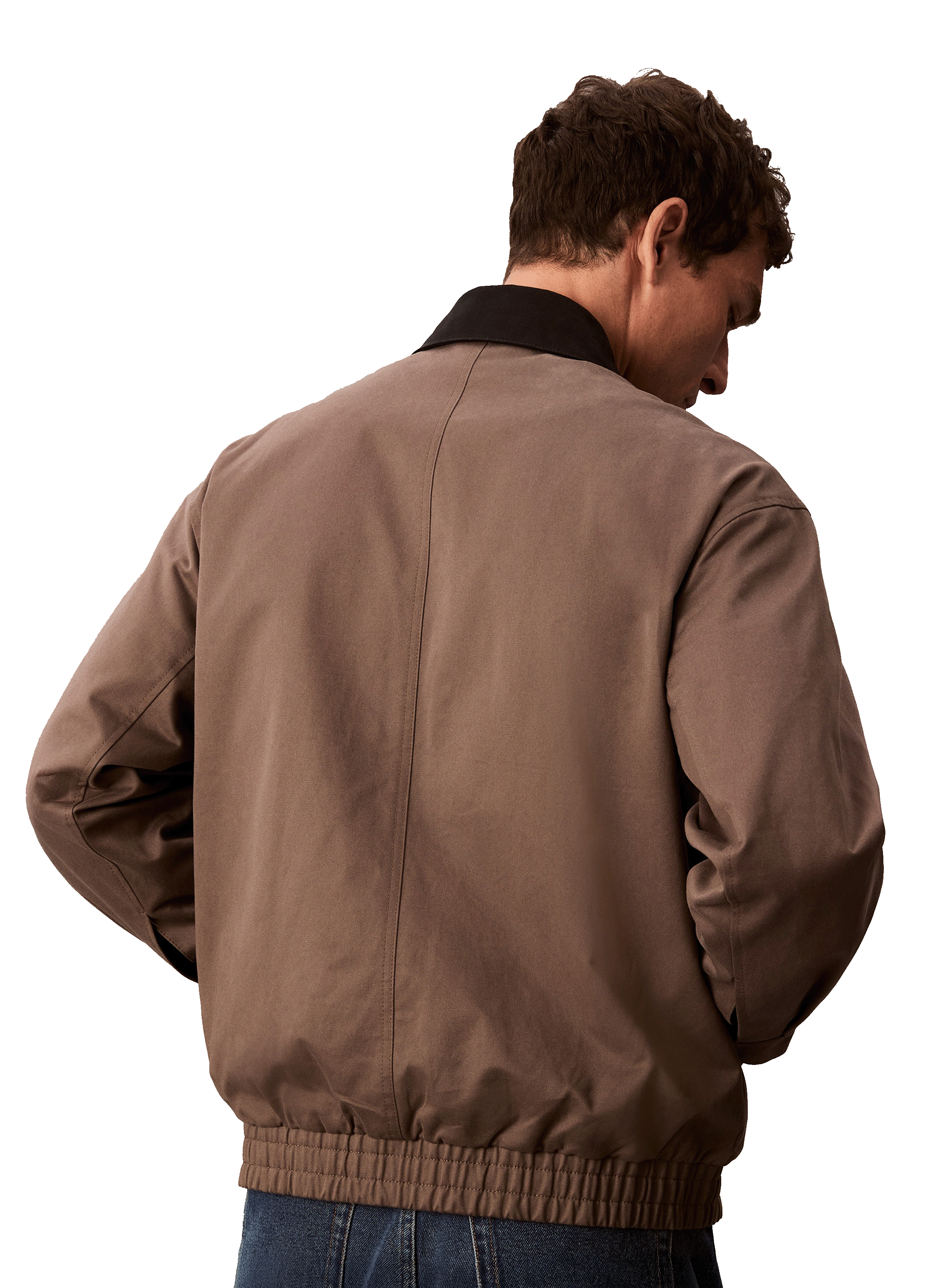 Blouson en coton CALVIN KLEIN Gris