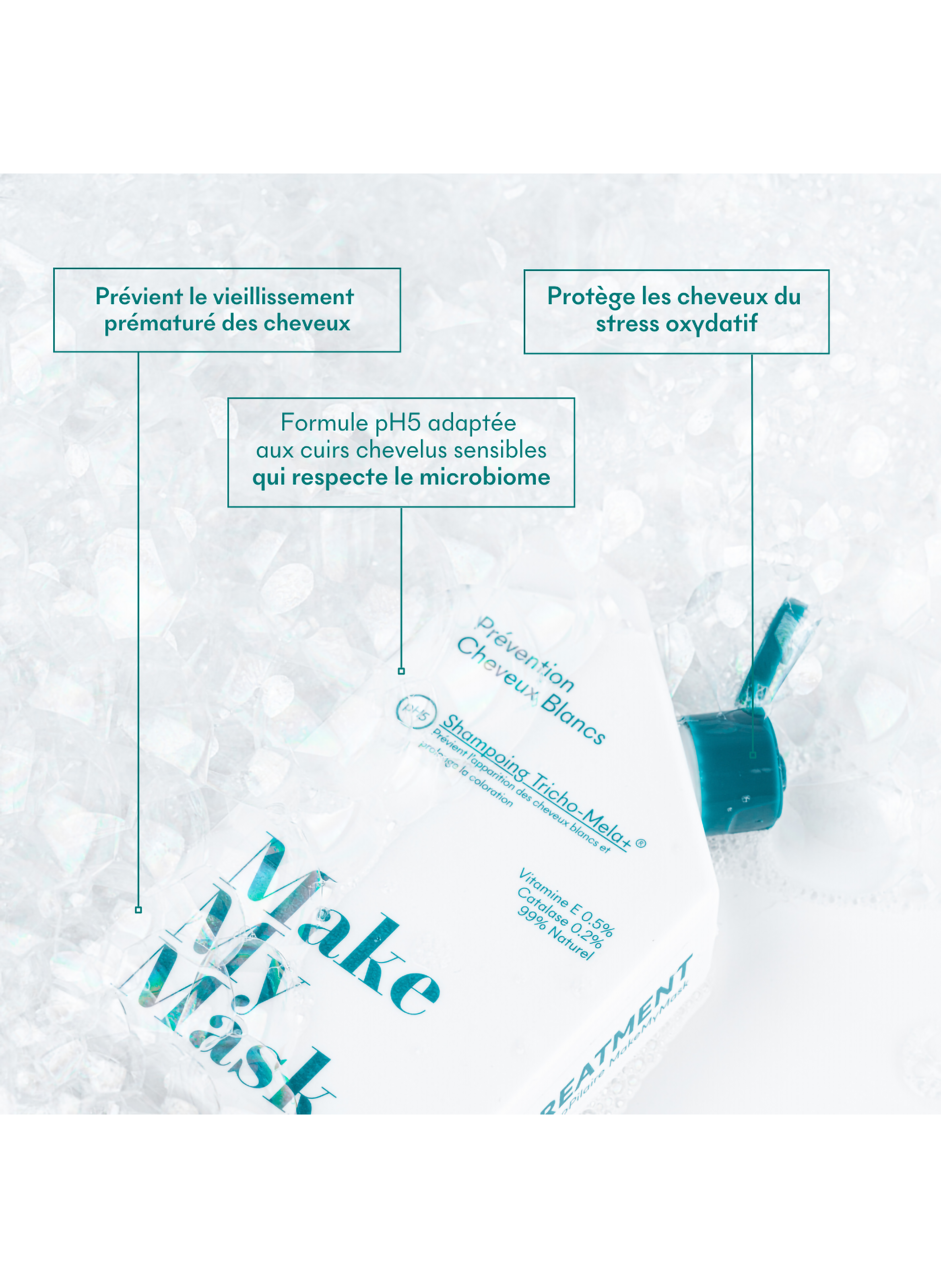 Shampoing Tricho-Mela+ MAKE MY MASK No color