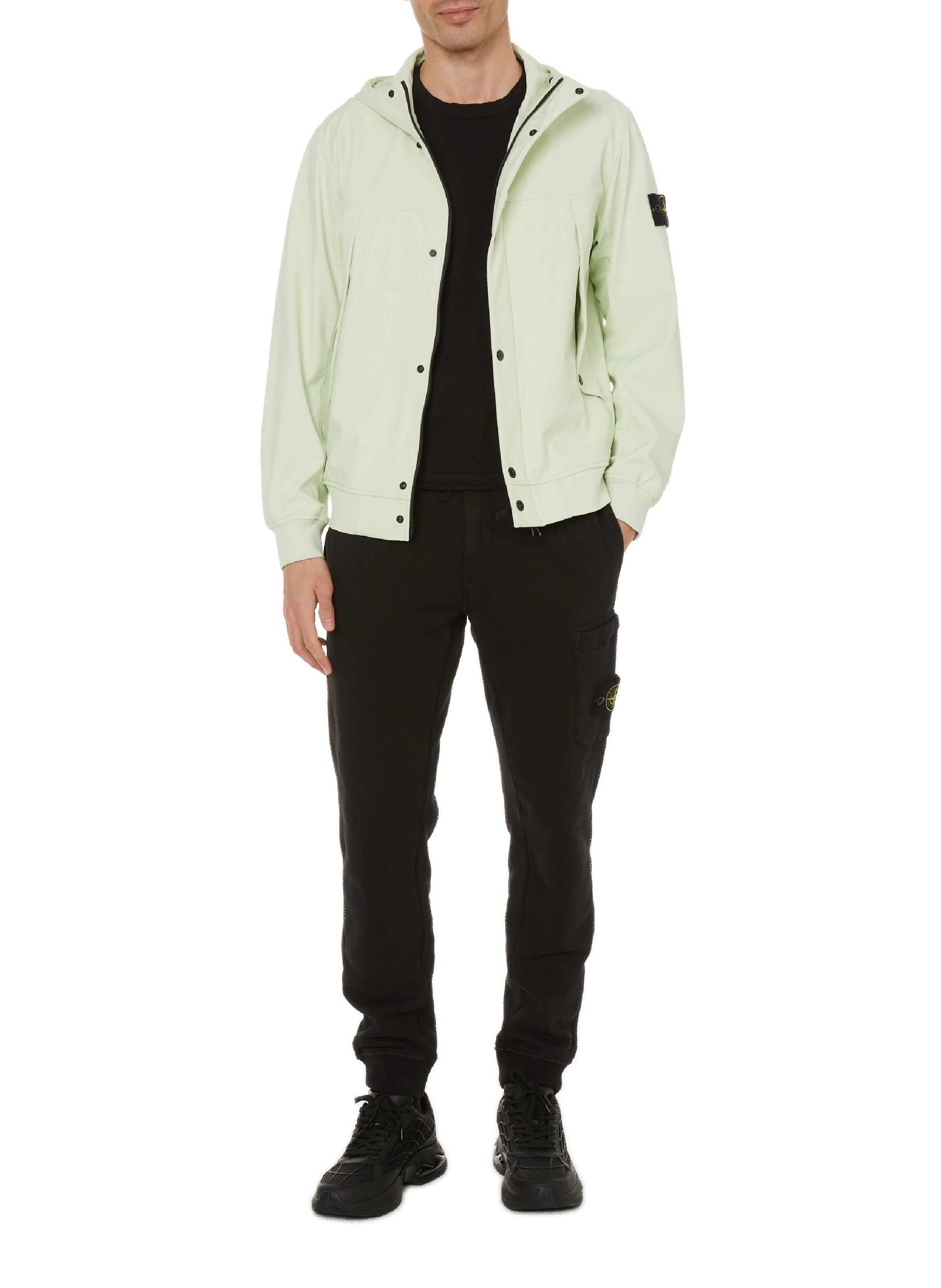 Cotton-blend jumper  STONE ISLAND Black