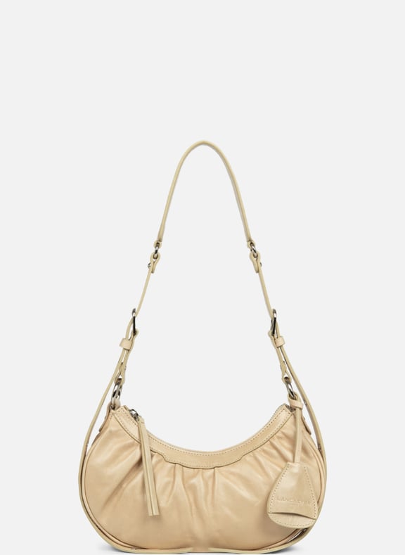 Small half moon bag - Rétro Glam Beige by LANCASTER LANCASTER Small half moon bag - Rétro Glam Beige