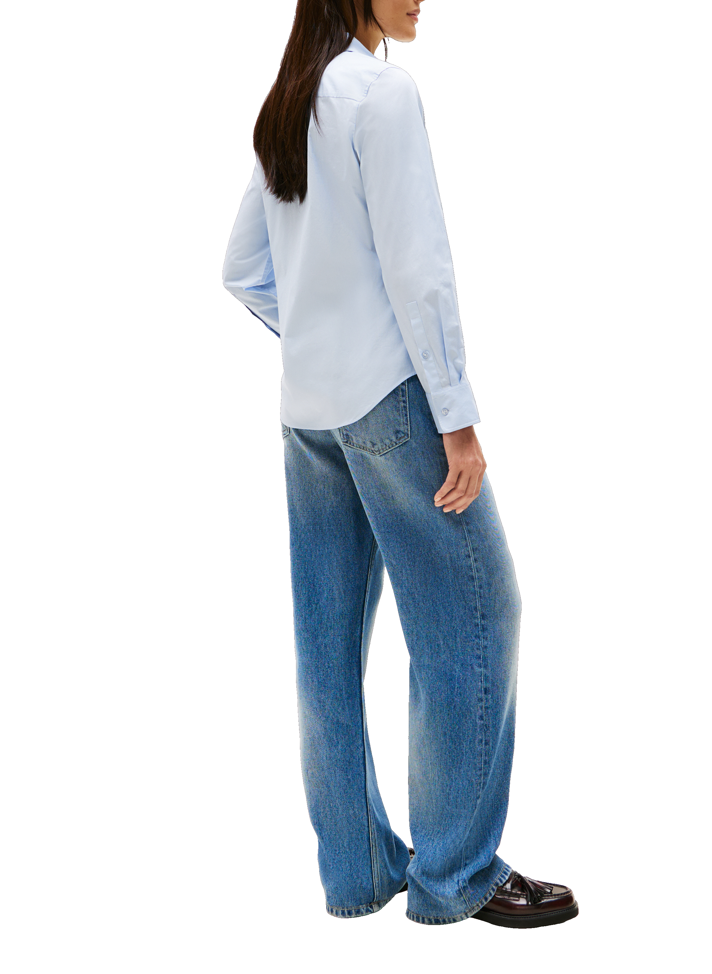 Chemise en coton TOMMY HILFIGER Bleu