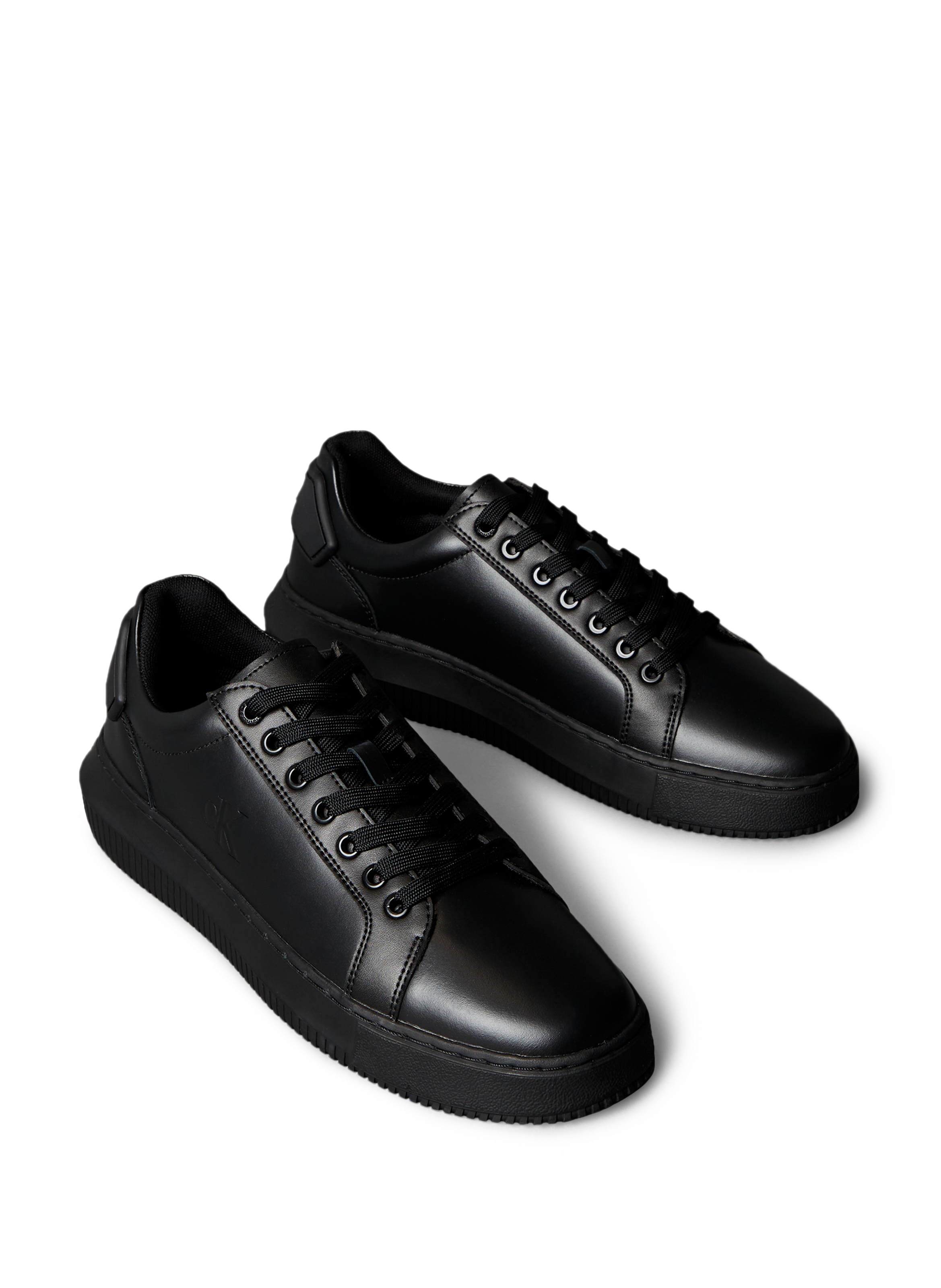 Leather sneakers CALVIN KLEIN Black