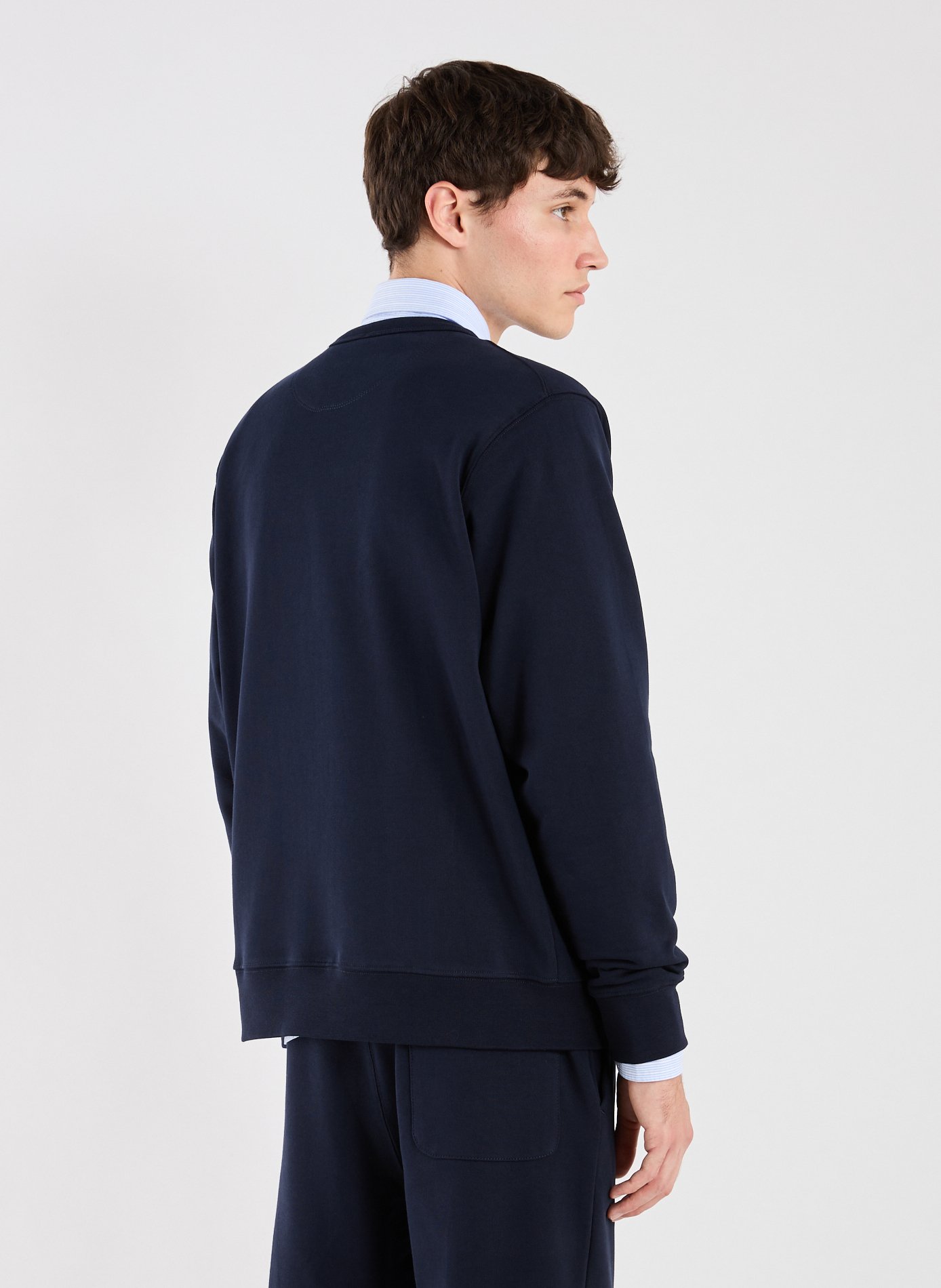 Cotton sweatshirt AU PRINTEMPS PARIS Blue