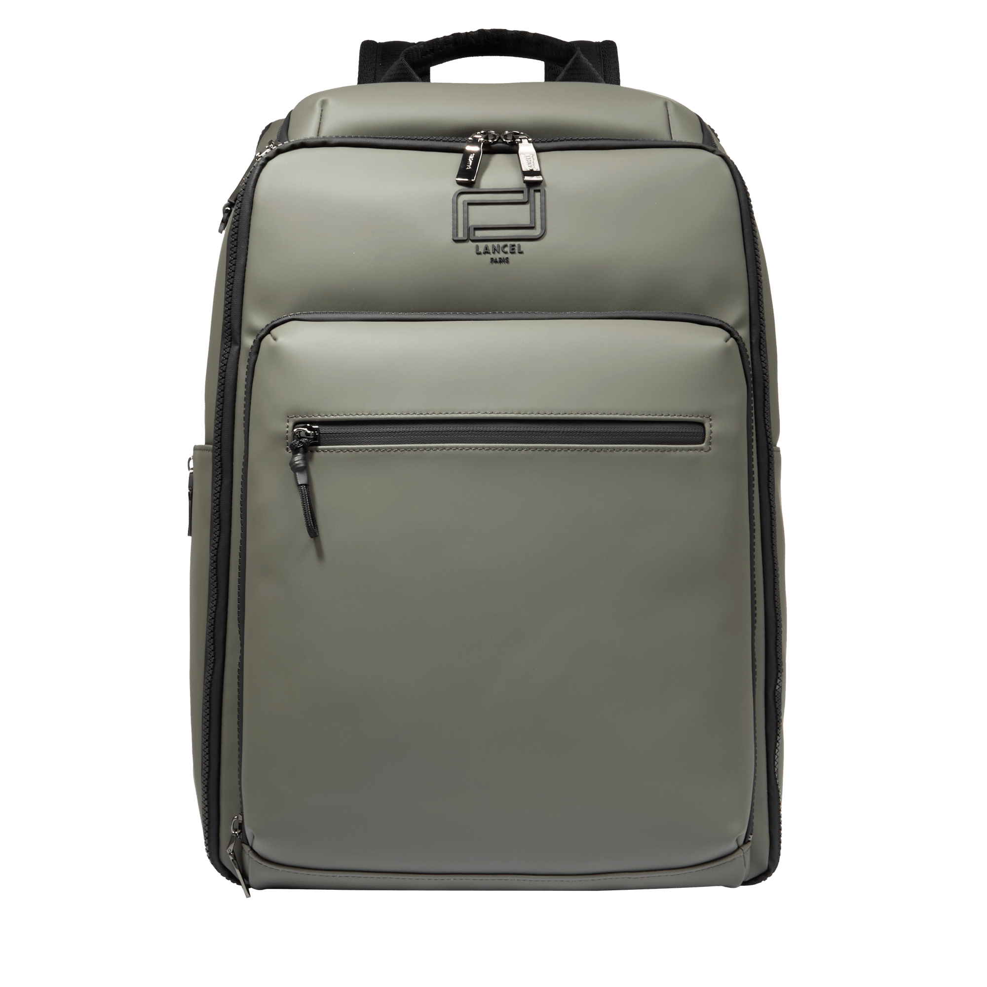 Sac à dos convertible 2 zip victor de lancel en cuir LANCEL Gris