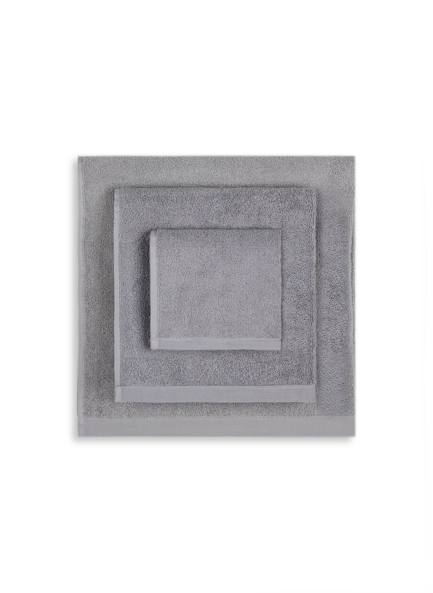 Organic cotton guest towel AU PRINTEMPS PARIS Silver