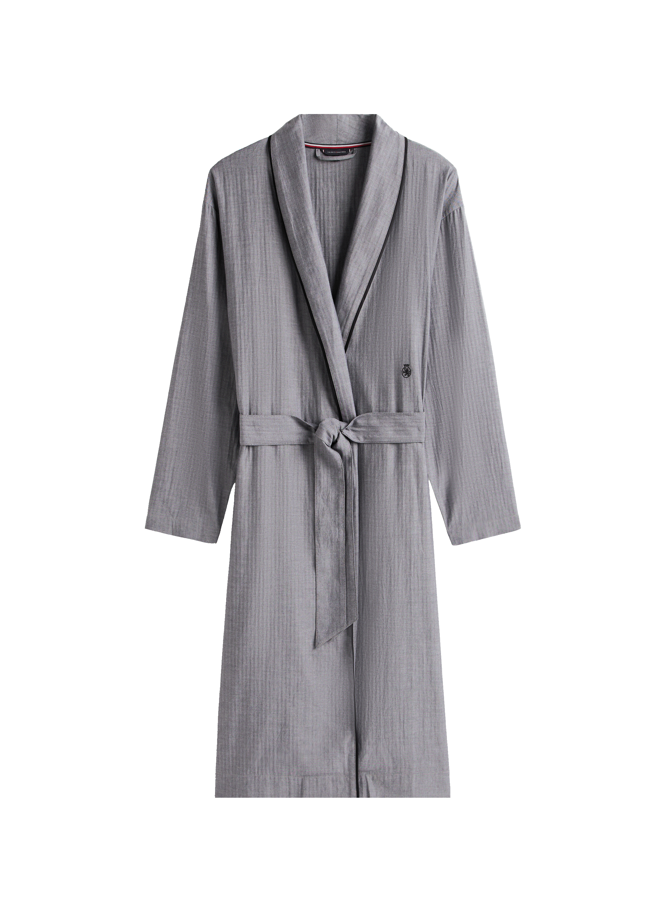 Peignoir en coton TOMMY HILFIGER Gris