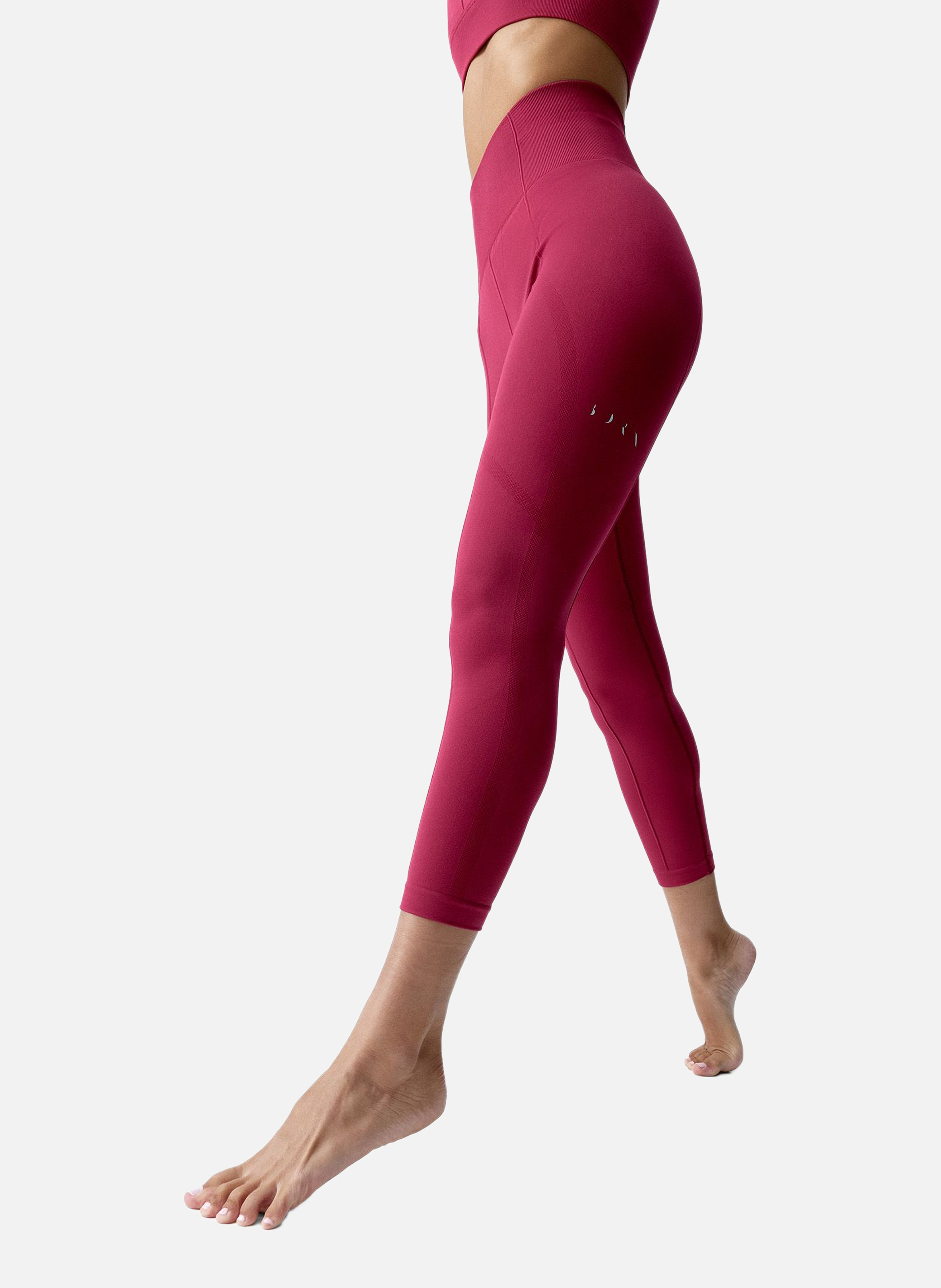 BORN LIVING YOGA Legging de sport 7/8 seamless viparita Rose