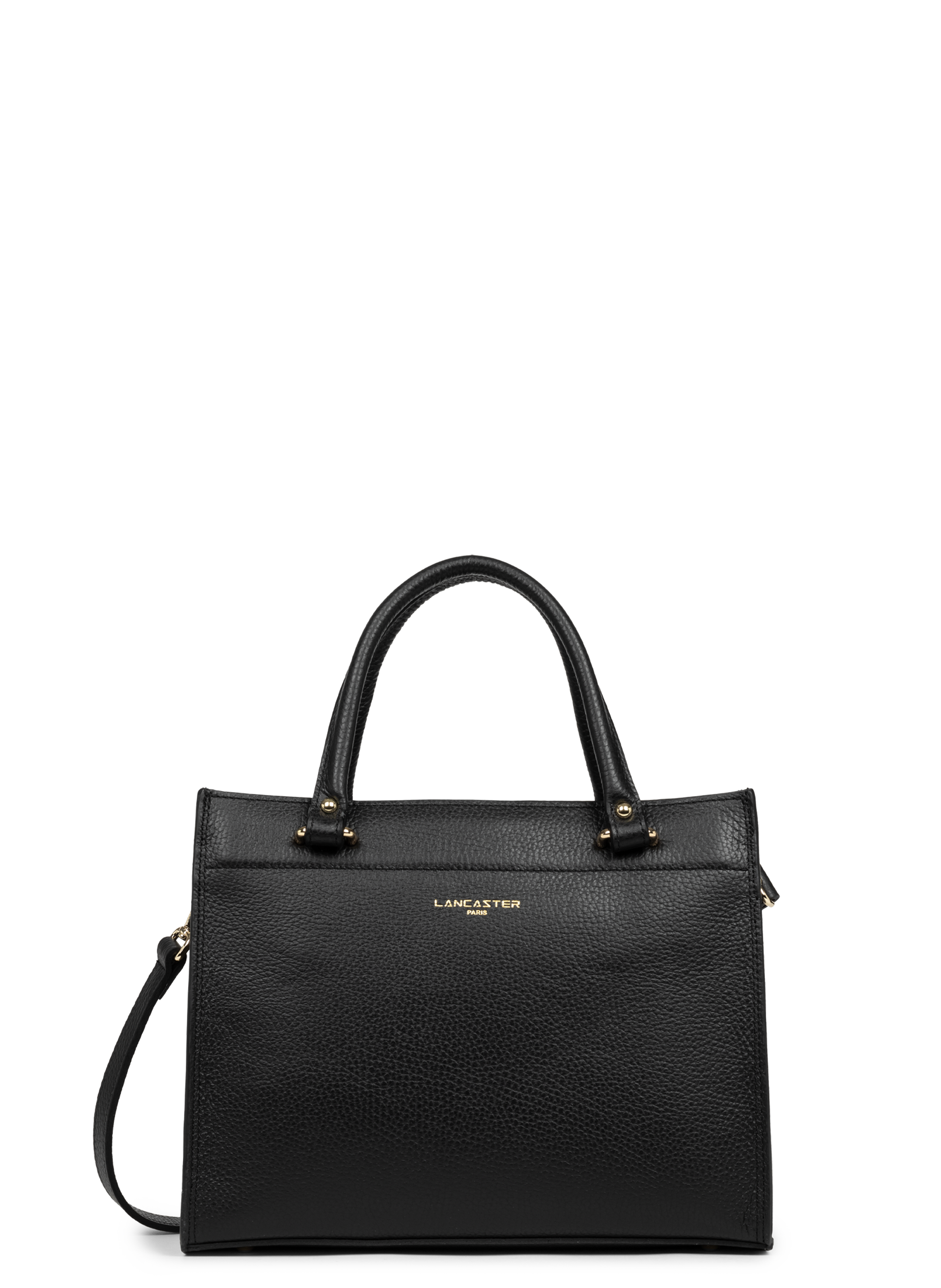 LANCASTER Sac à main - foulonné double daily Noir