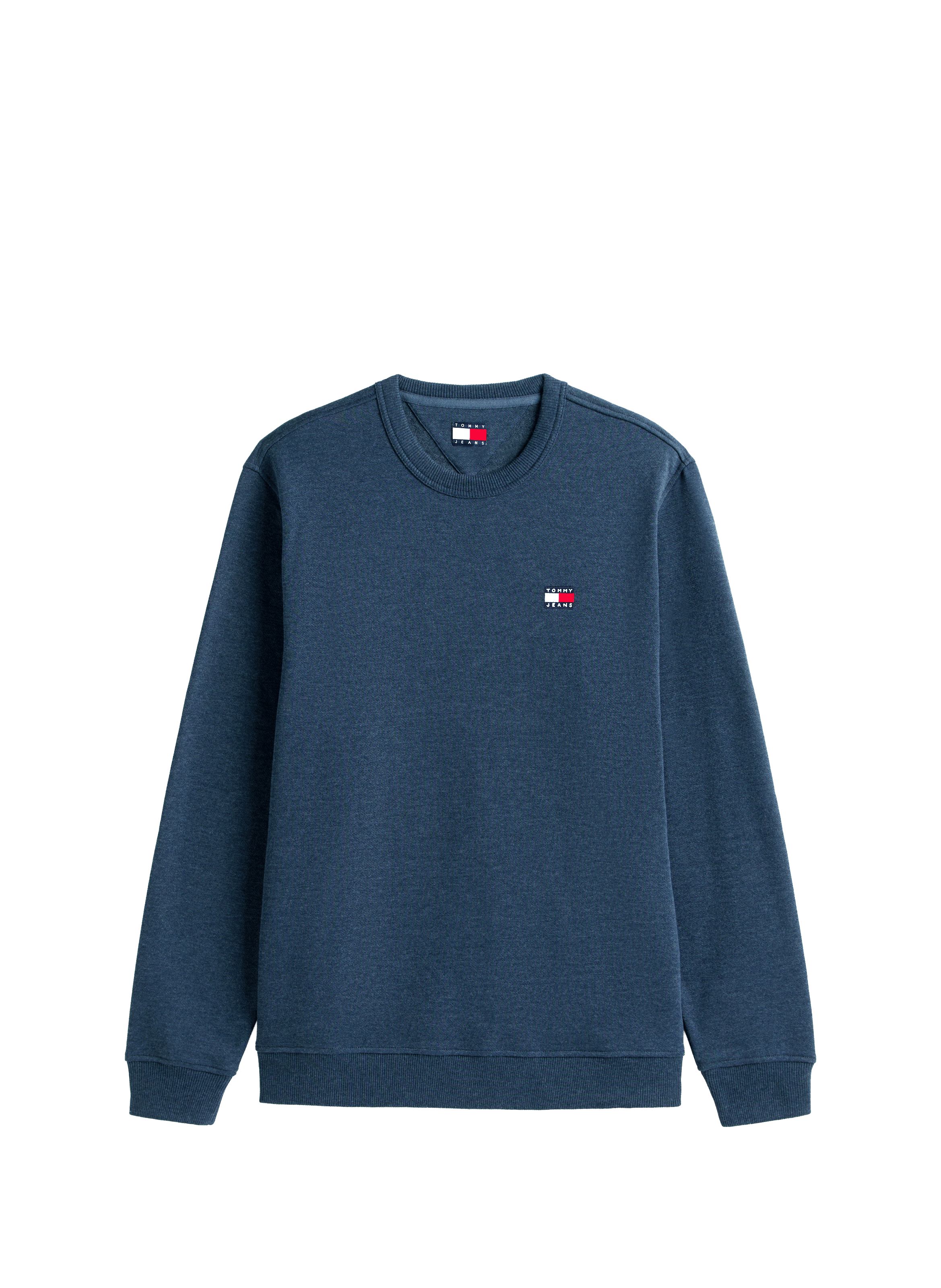 Straight sweatshirt in blended cotton TOMMY HILFIGER Blue
