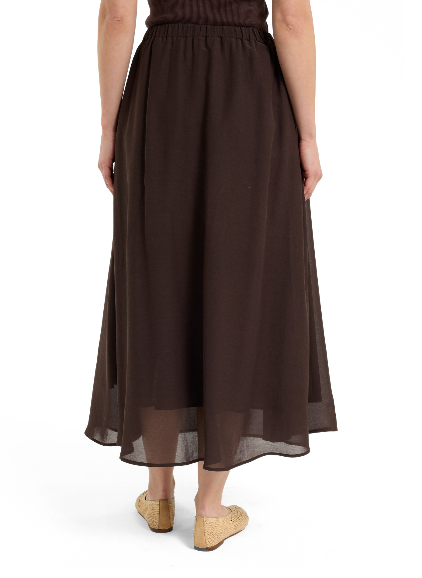 Jupe ample Adi SAISON 1865 Marron