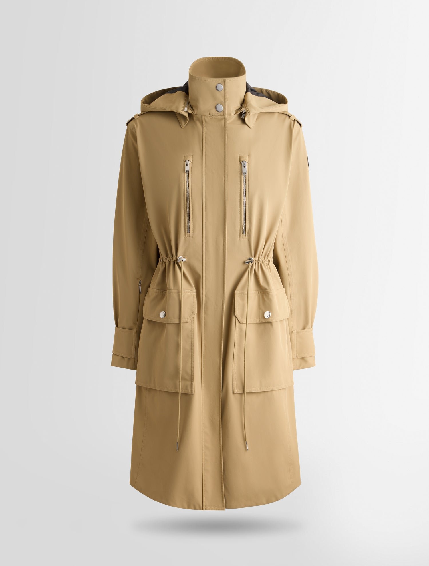 Parka melroo col capuche coupe ample FUSALP Beige