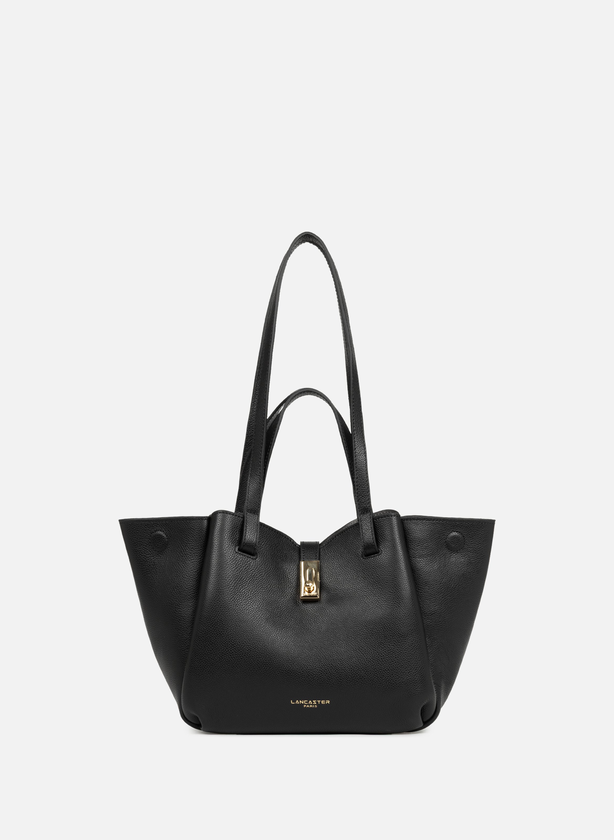 Sac cabas épaule - milano horizon LANCASTER Noir