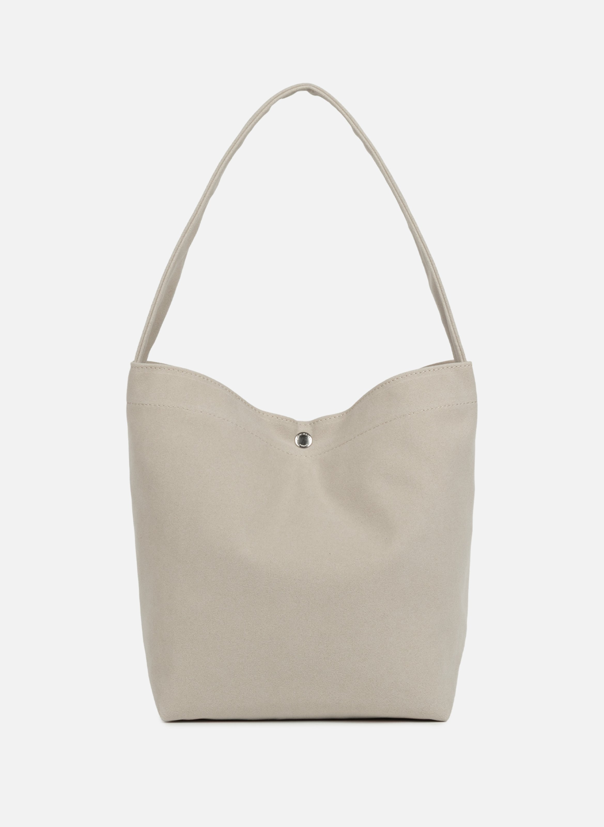 Mini sac seau - suédine kba LANCASTER Blanc