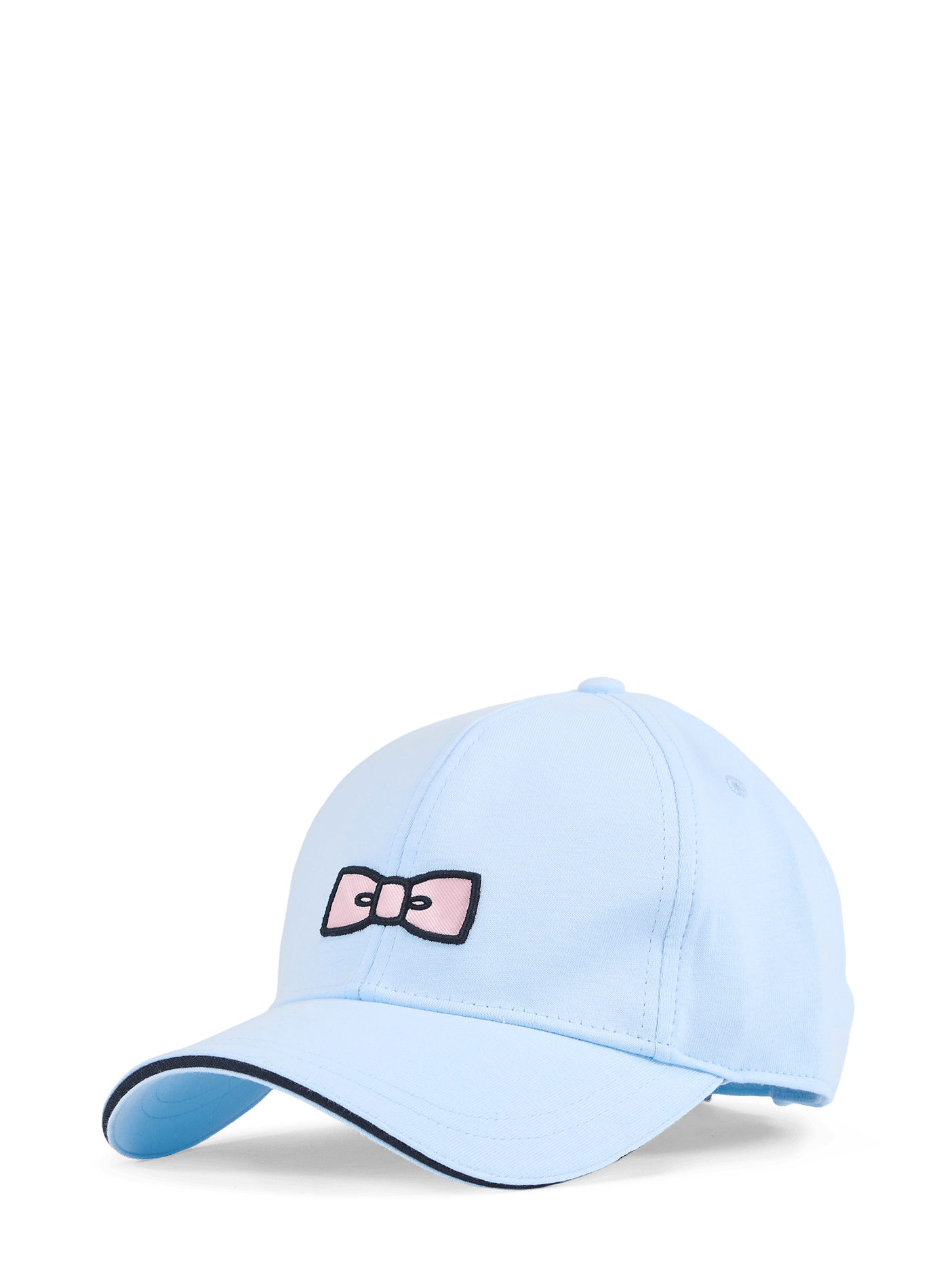 Casquette à broderie nœud papillon en coton EDEN PARK Bleu