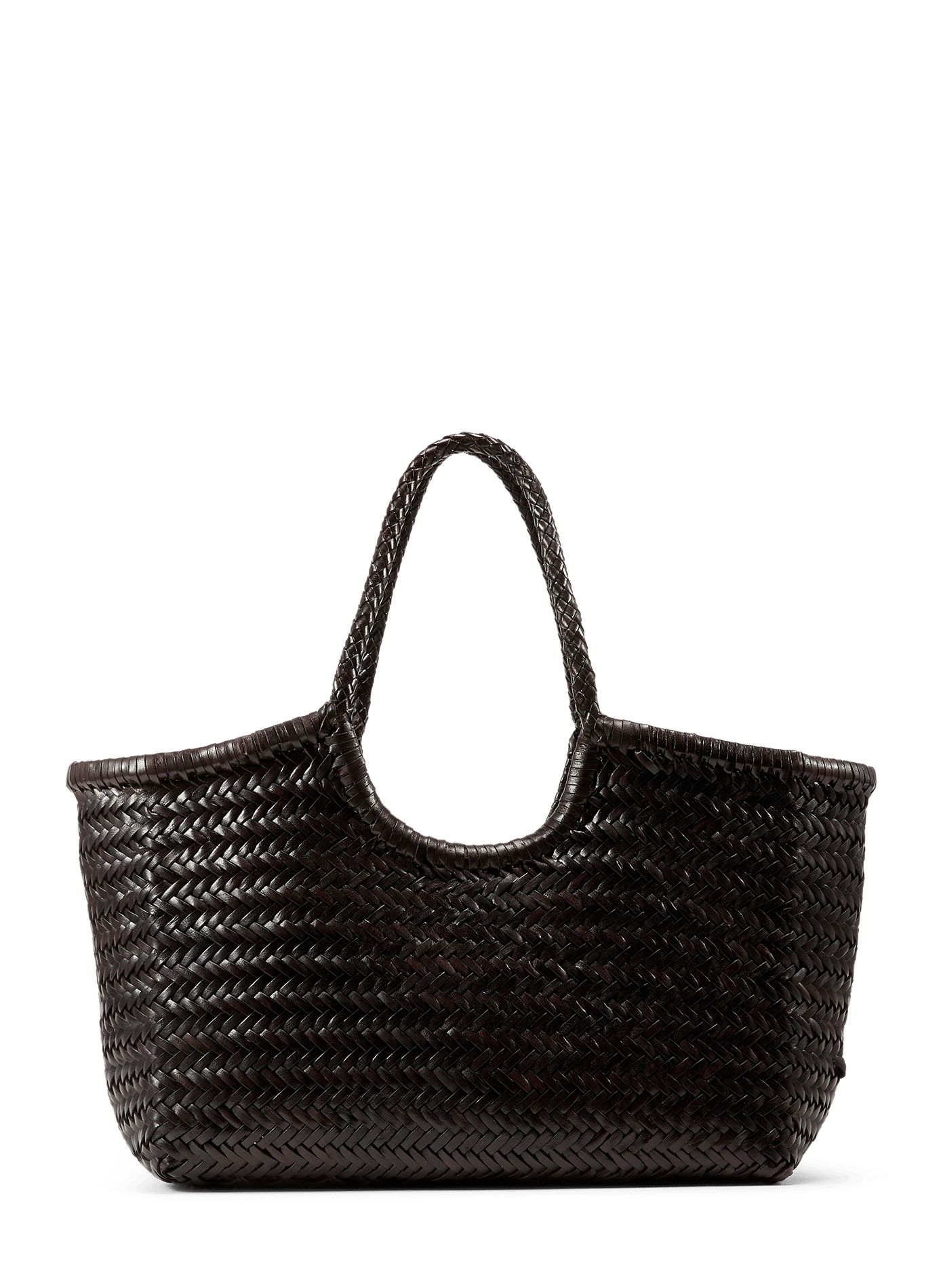 Sac cabas en cuir  DRAGON DIFFUSION Marron