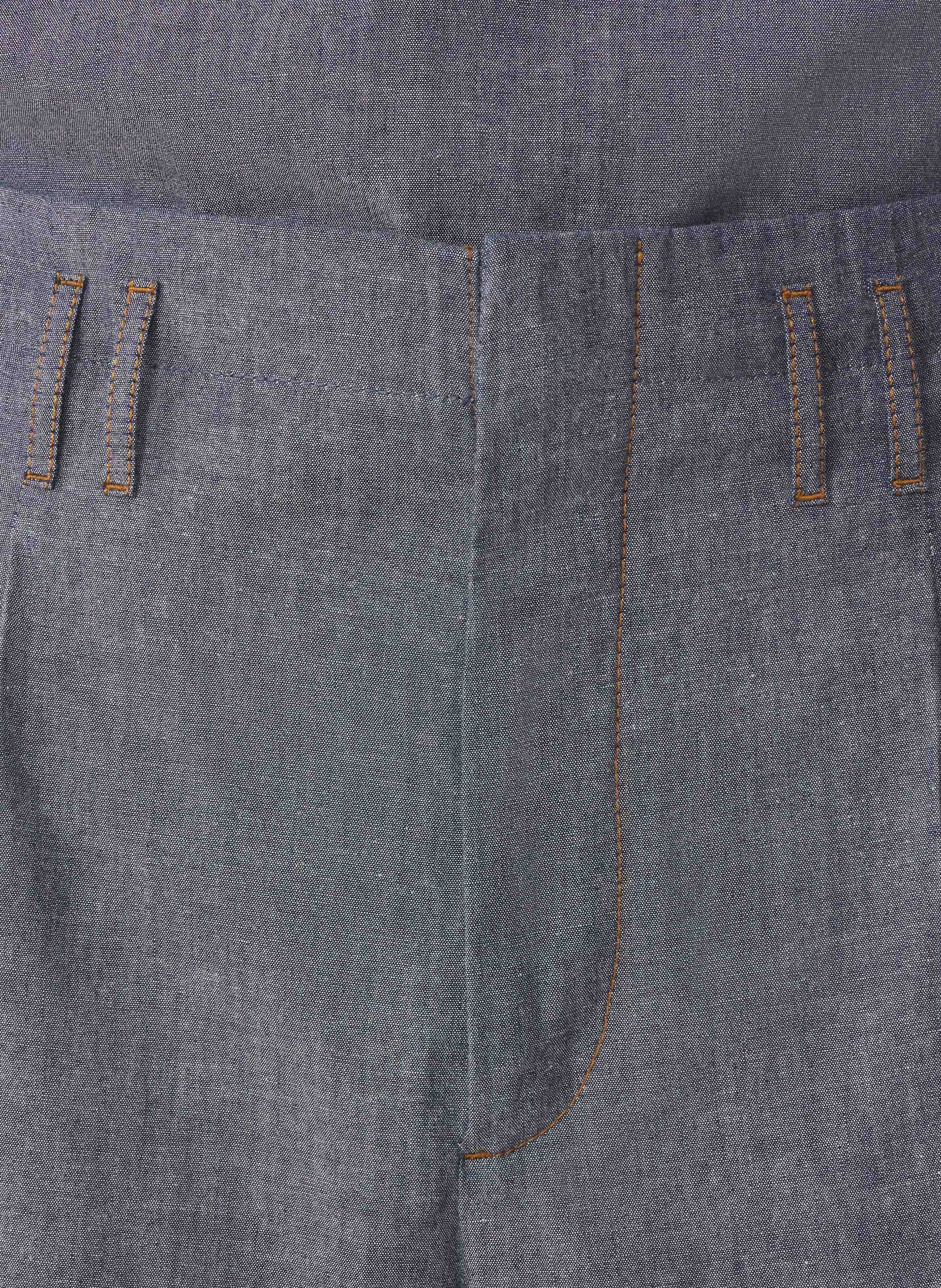 Short en chambray LANVIN Bleu