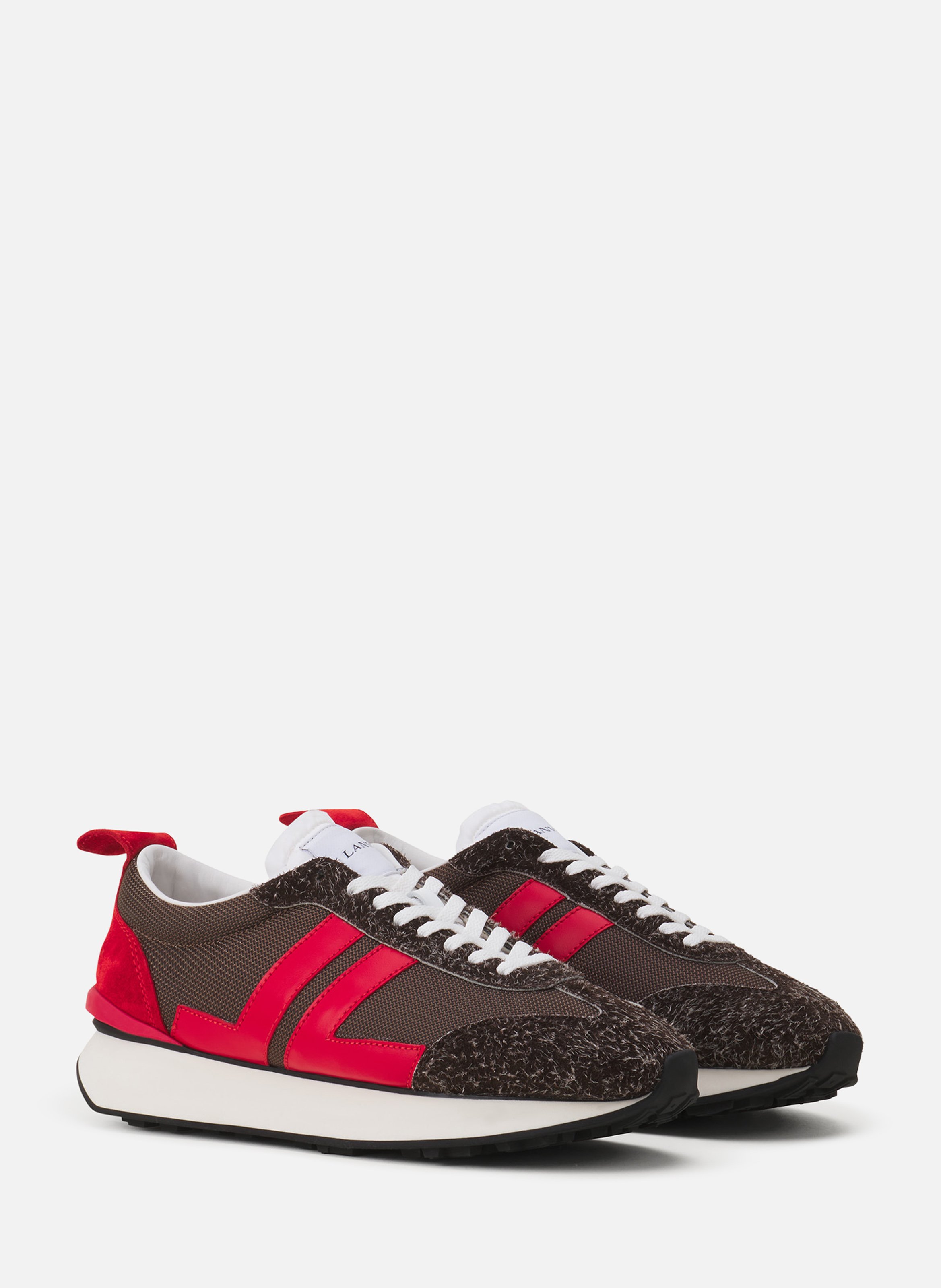 Sneakers bumpr en mesh LANVIN Marron