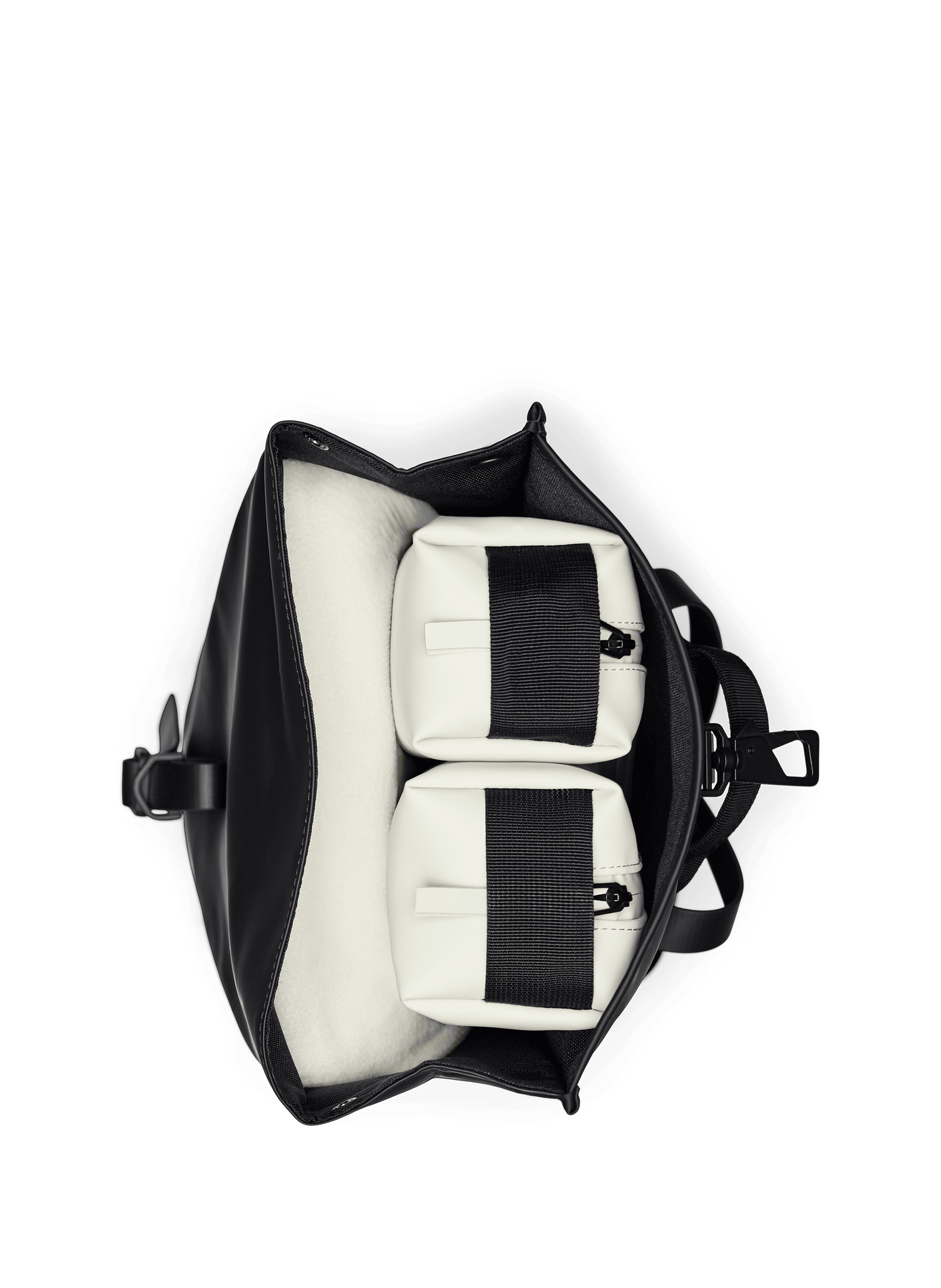 Rolltop backpack RAINS Black
