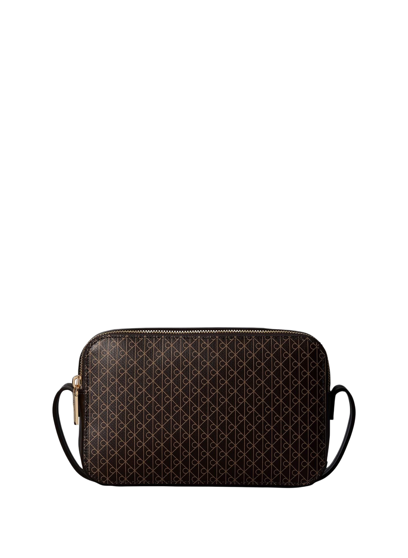 Sac bandoulière à imprimé logo  CALVIN KLEIN Marron