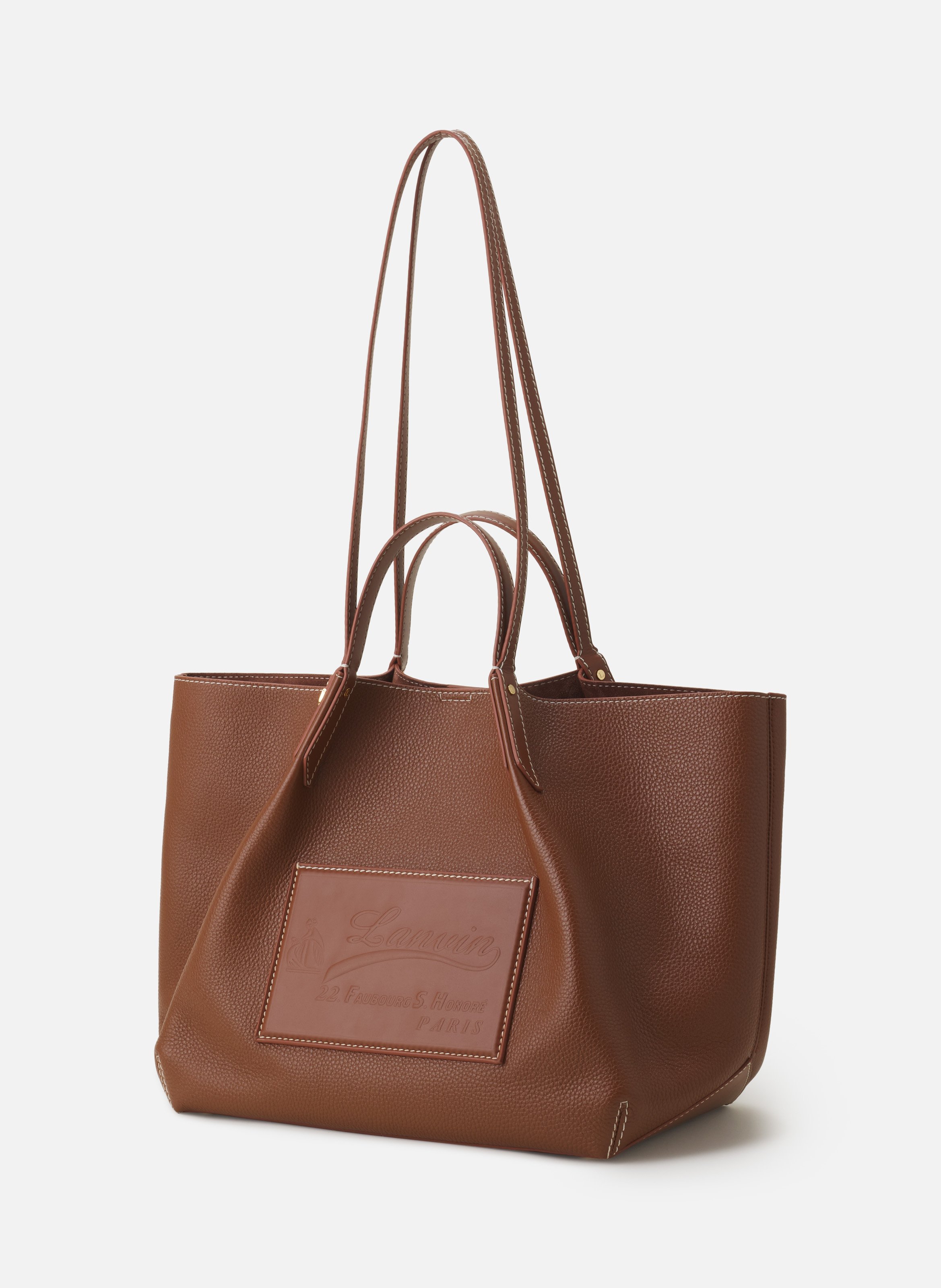 Sac cabas catch by lanvin LANVIN Marron