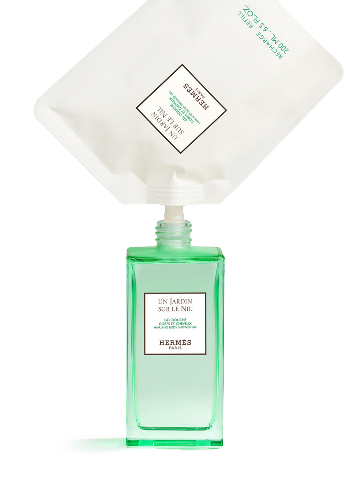 Un Jardin sur le Nil - Recharge gel douche corps et cheveux HERMÈS No color