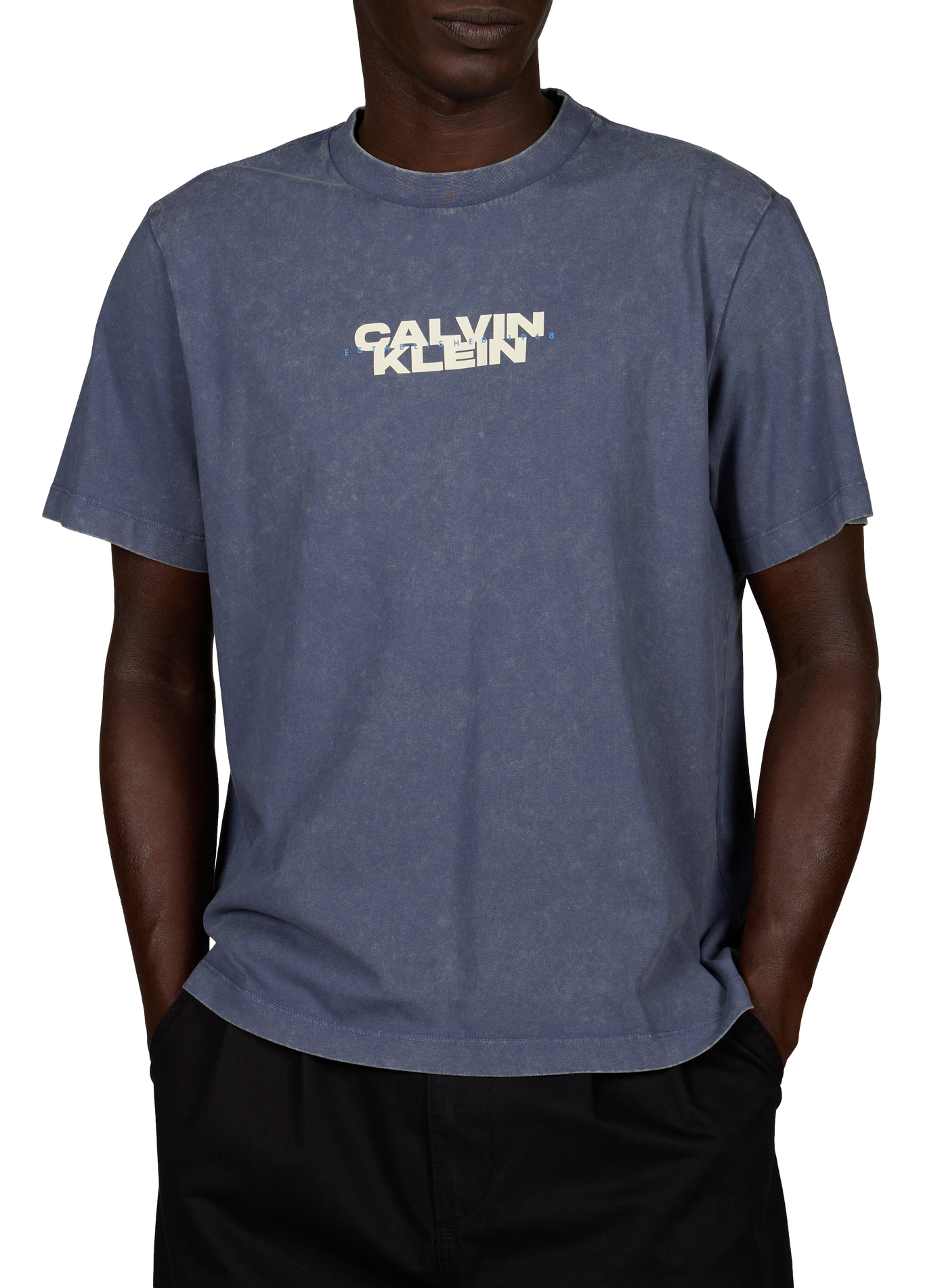 Tee-shirt oversize en coton CALVIN KLEIN Bleu