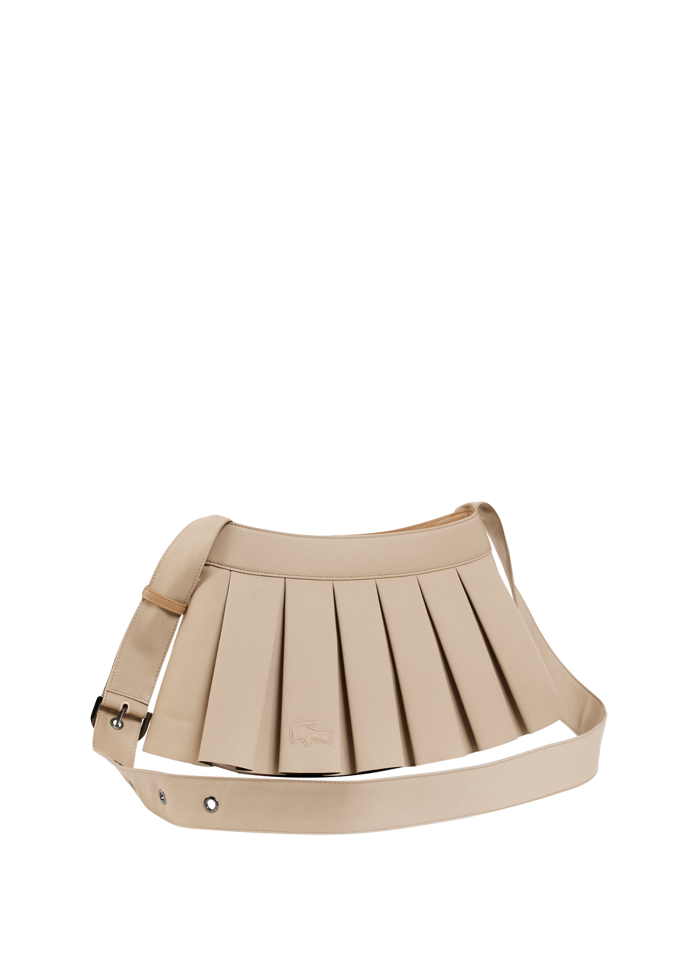 Trench-Schultertasche aus Baumwolle. LACOSTE Beige