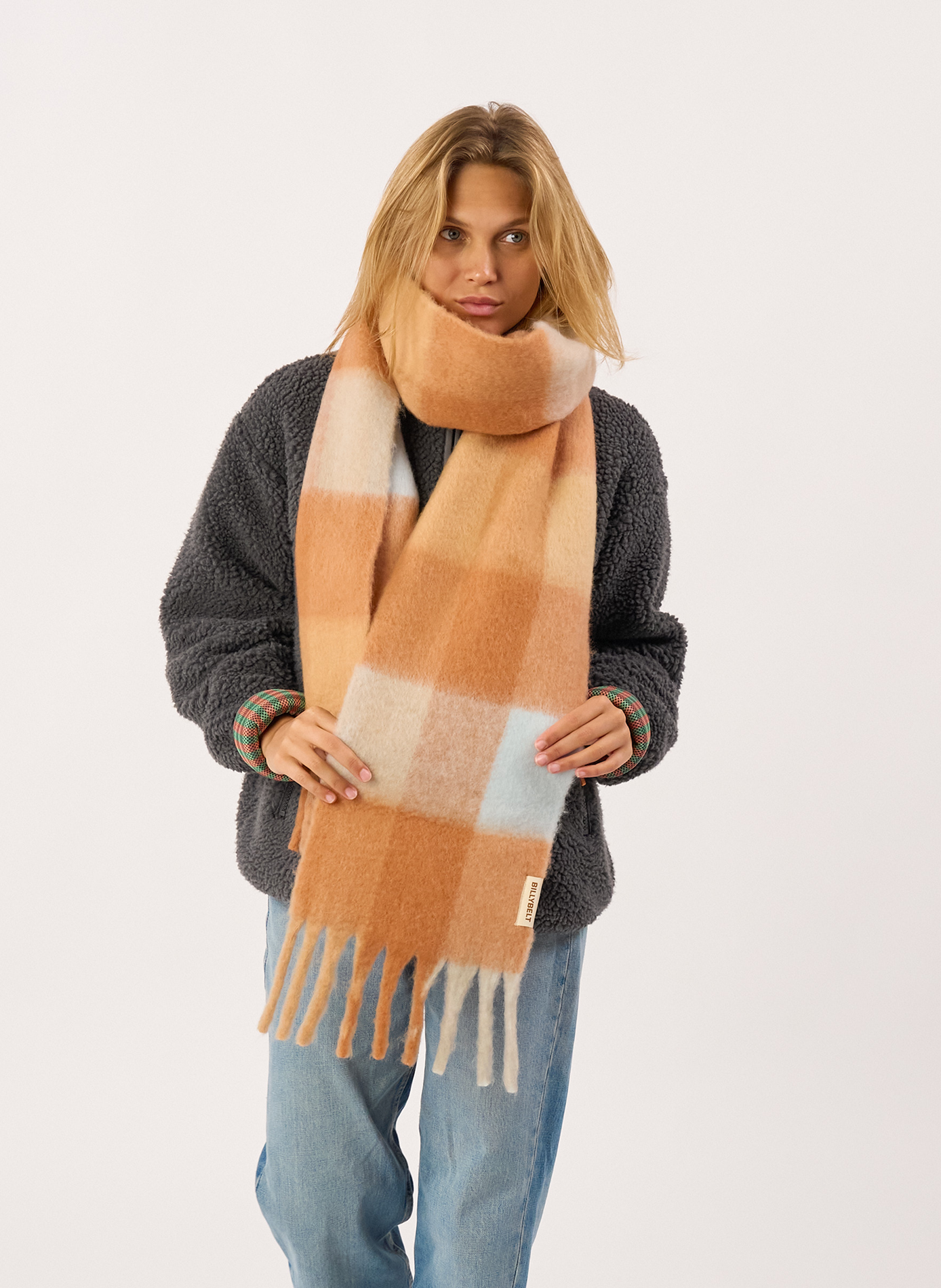 Echarpe en laine regular BILLYBELT Orange