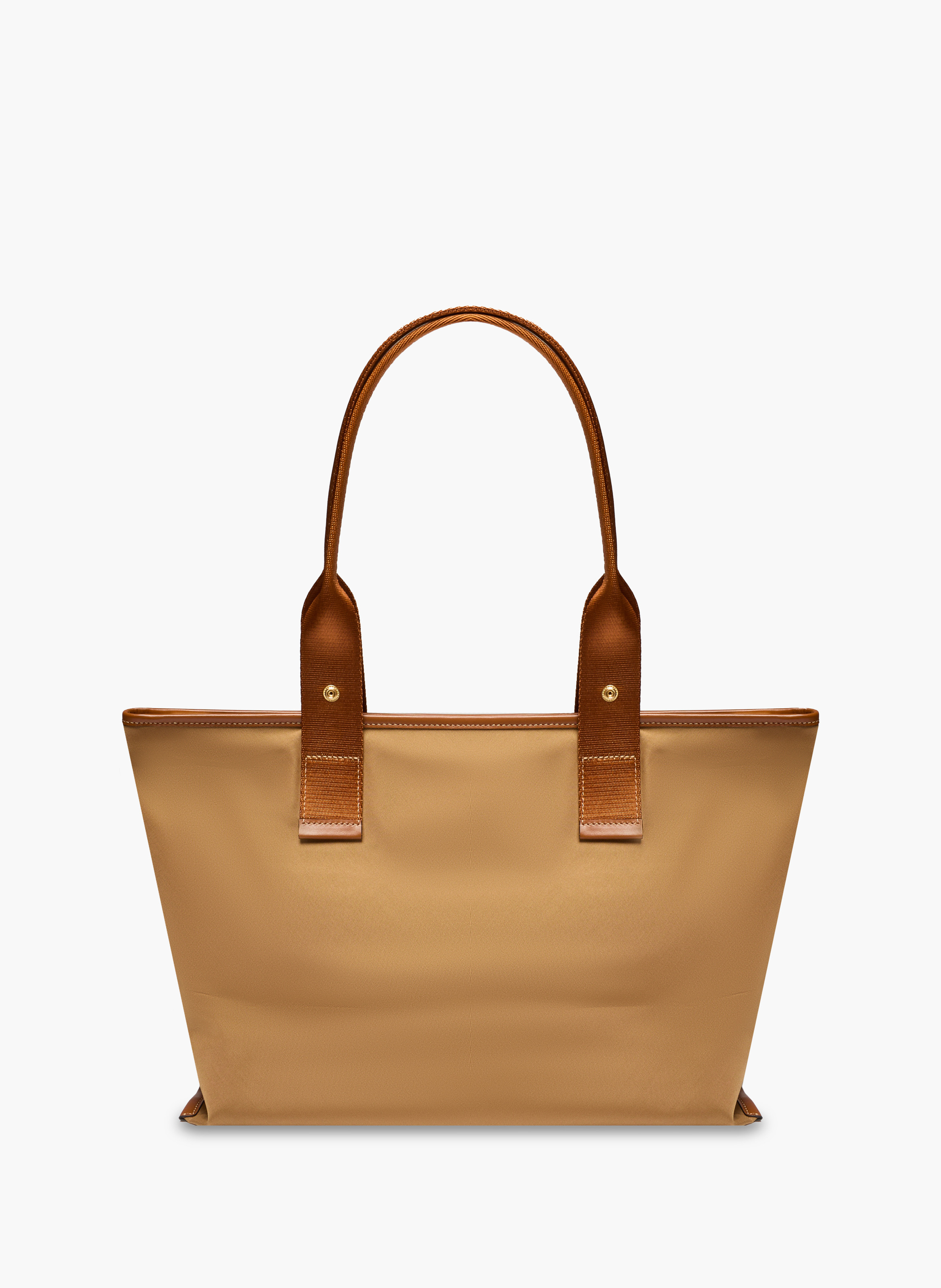 Sac cabas zippé m mistral rollable de lancel en nylon LANCEL Beige