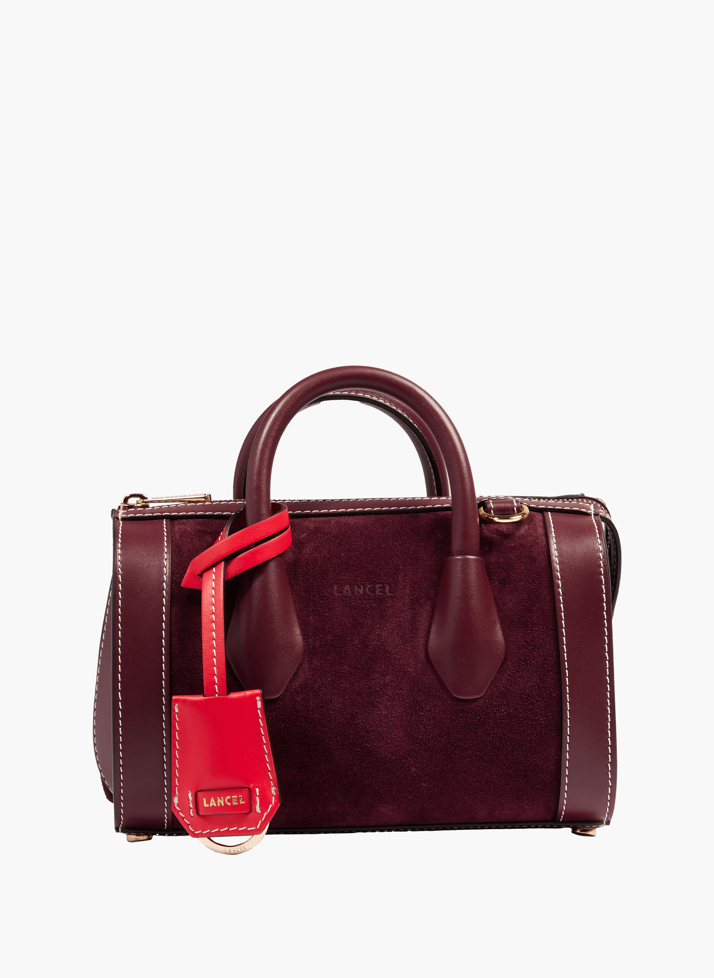 Mini sac bowling bcbg de lancel en cuir LANCEL Violet