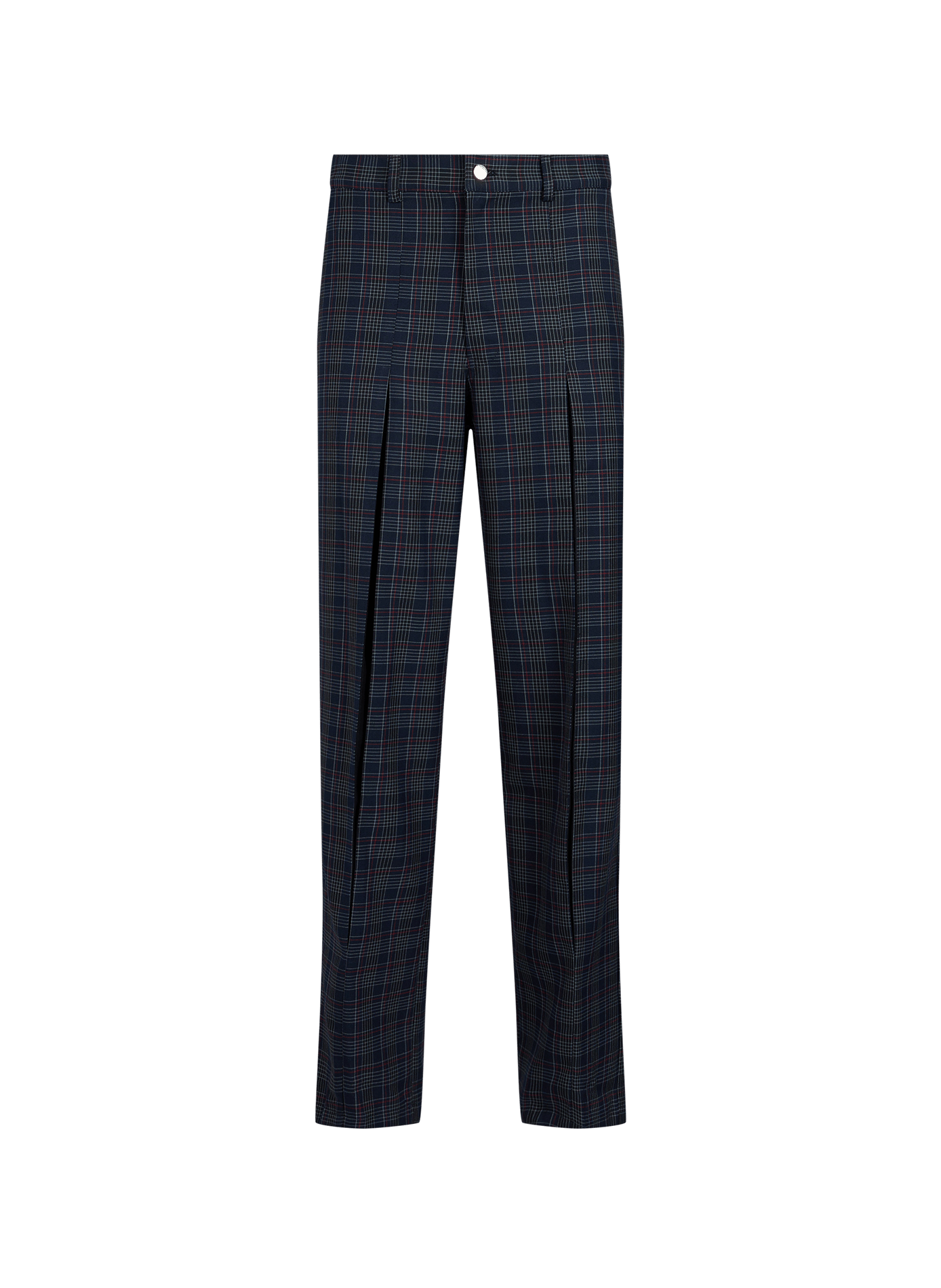 Straight-leg trousers with an elasticated waistband PAS UNE MARQUE Blue