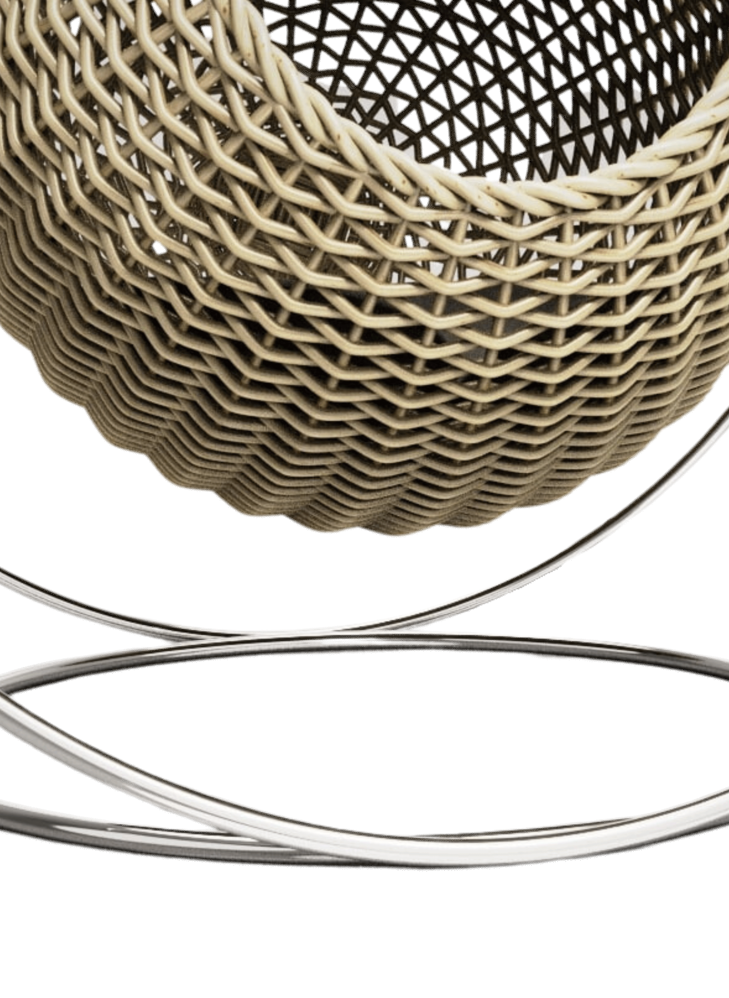 Solar wicker cat tree Beige